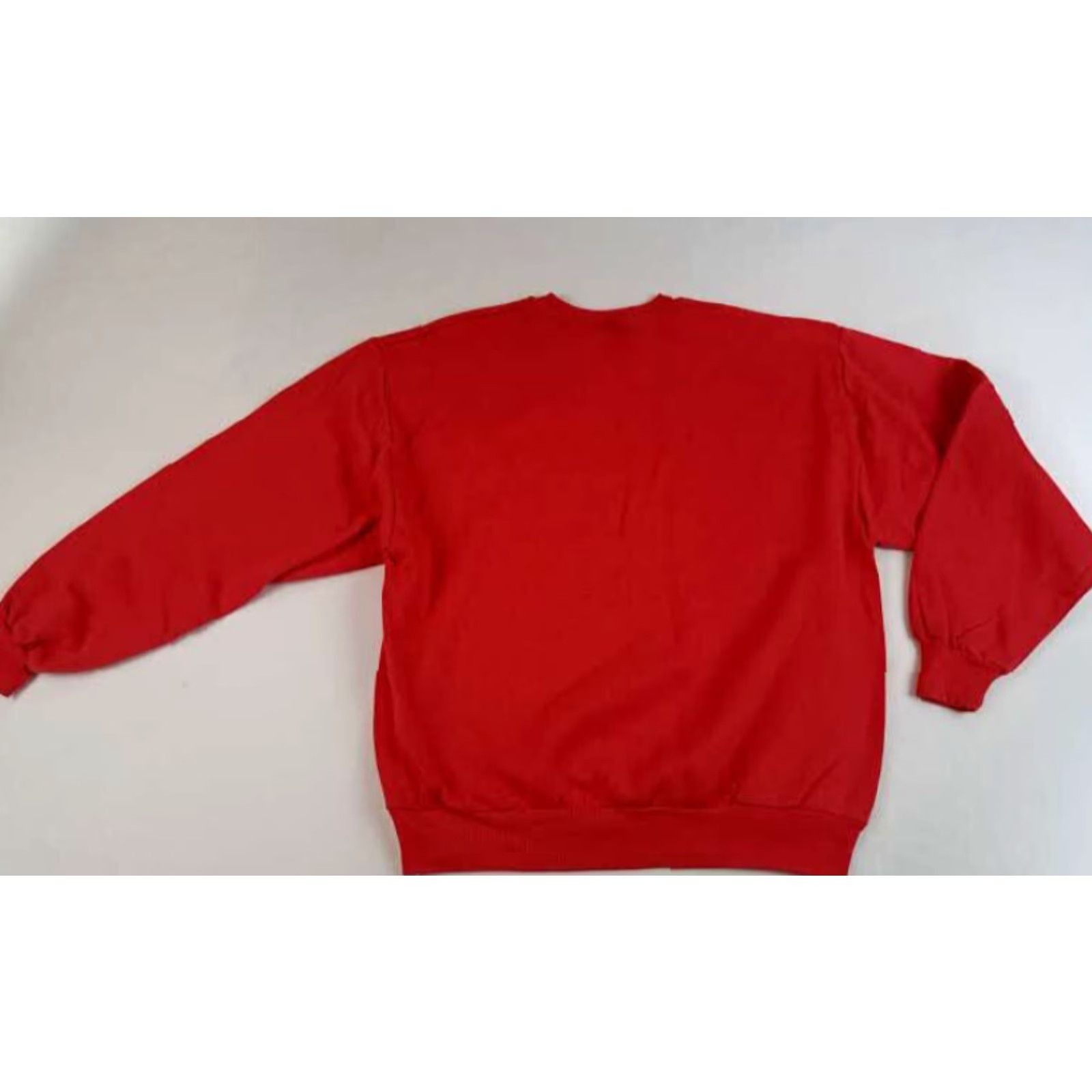 Jerzees VINTAGE Jerzees Sweatshirt Shirt Unisex Adults Long Sleeve Crew Neck Red L USA Made Barrel Fit Pullover 90s Size US L / EU 52-54 / 3 - 4 Thumbnail