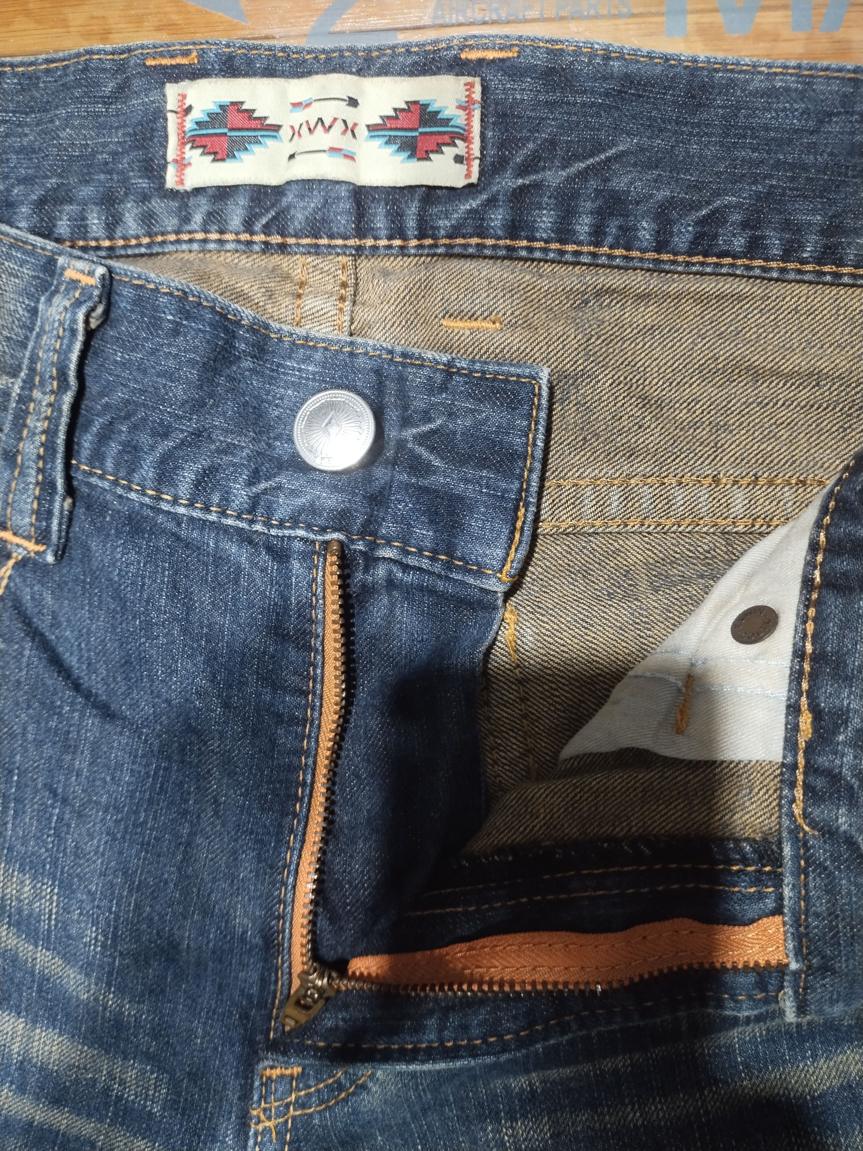 Edwin × Vintage Vintage Edwin Xu XWX Sz 32" Size US 32 / EU 48 - 8 Thumbnail