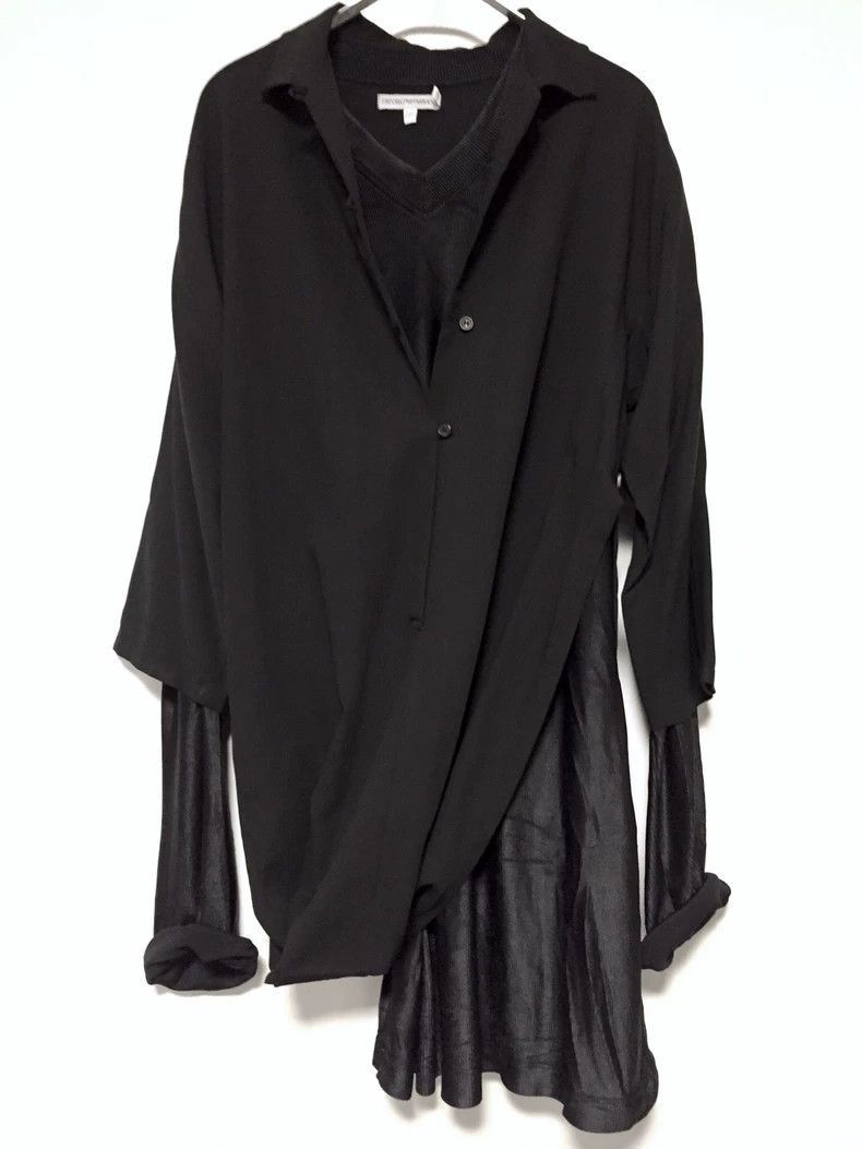 Yohji Yamamoto Yohji Yamamoto Yohji Yamamoto Y's wool shirt black Size US M / EU 48-50 / 2 - 1 Thumbnail