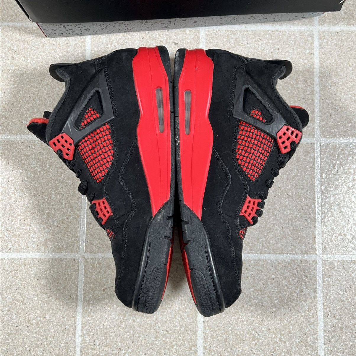 Jordan Brand Size 12 - Air Jordan 4 Retro Mid Red Thunder (CT8527-016) Size US 12 / EU 45 - 8 Thumbnail