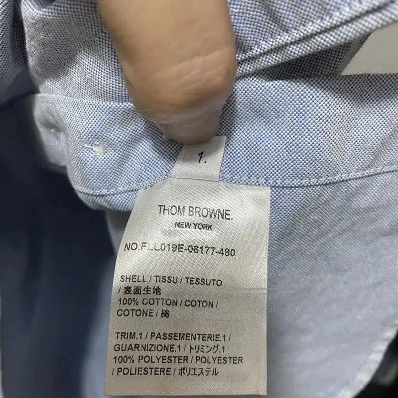 Thom Browne Thom Browne Light Blue Cotton Women's Shirt . Size M / US 6-8 / IT 42-44 - 7 Thumbnail