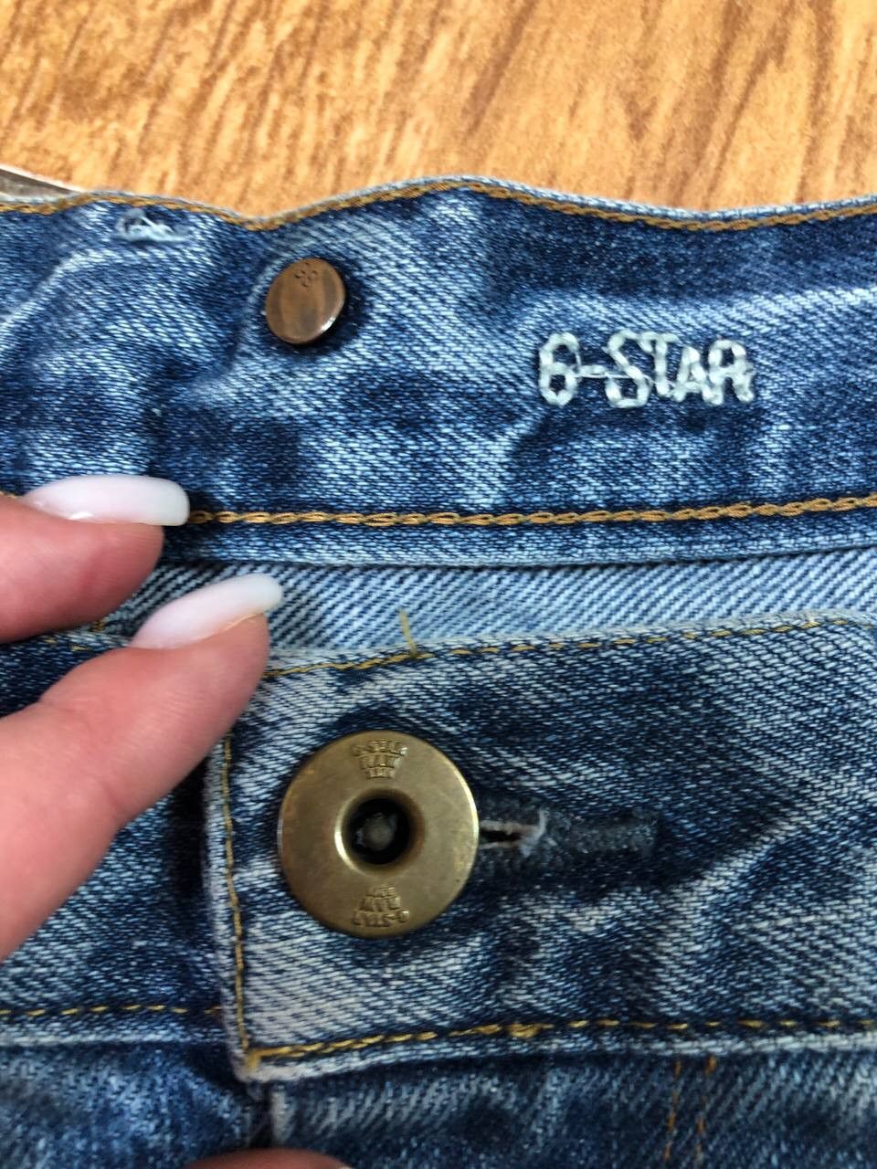 G-Star Crazy Crash Dirty Baggy Faded Jean Japan Avant Garde Style Size US 33 - 16 Thumbnail