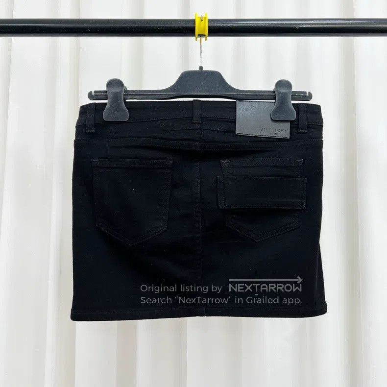 Givenchy Givenchy Leather patch denim pencil skirt Size L / US 10 / IT 46 - 2 Thumbnail