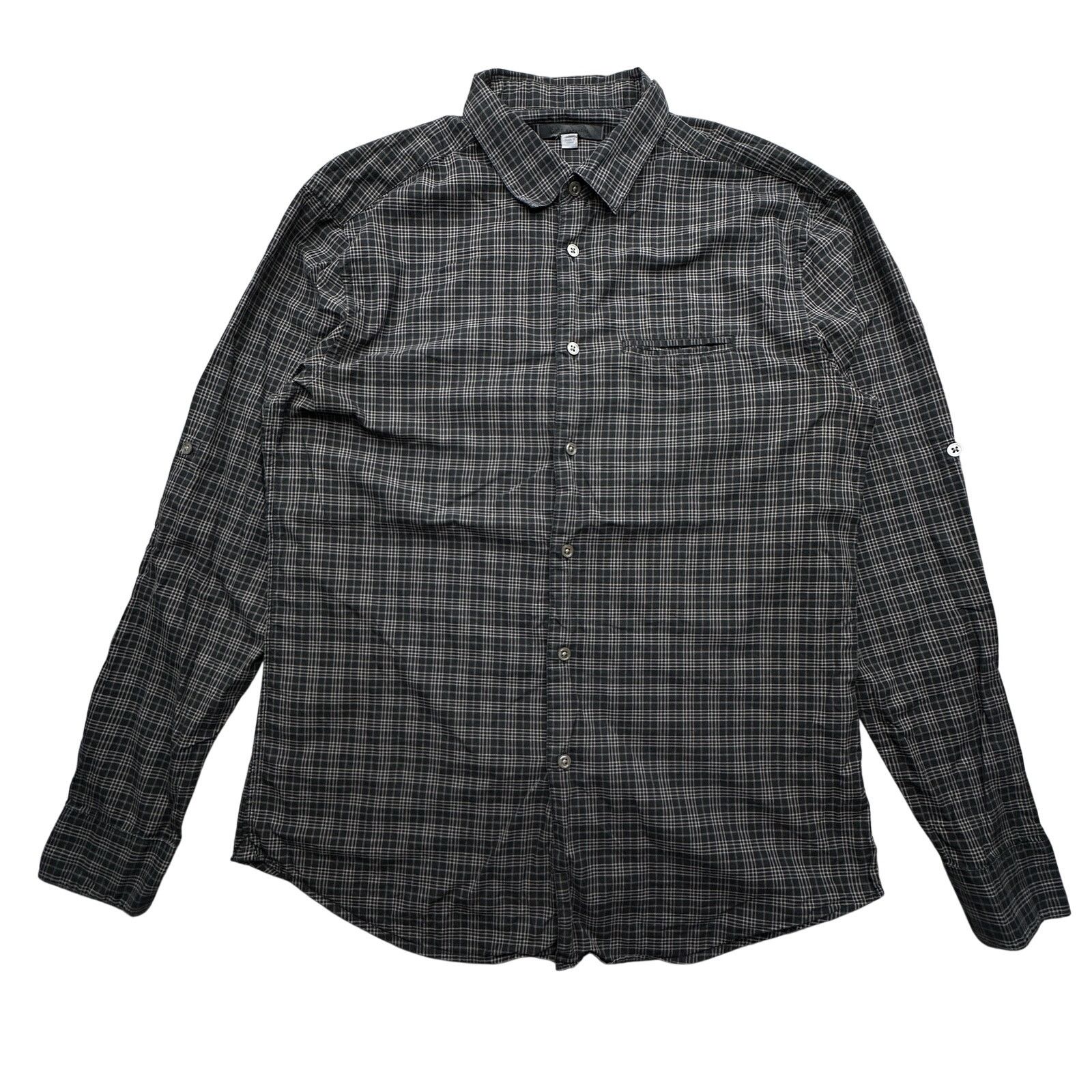 John Varvatos John Varvatos Plaid Long Rolled Sleeve Button Up Shirt L Size US L / EU 52-54 / 3 - 1 Thumbnail