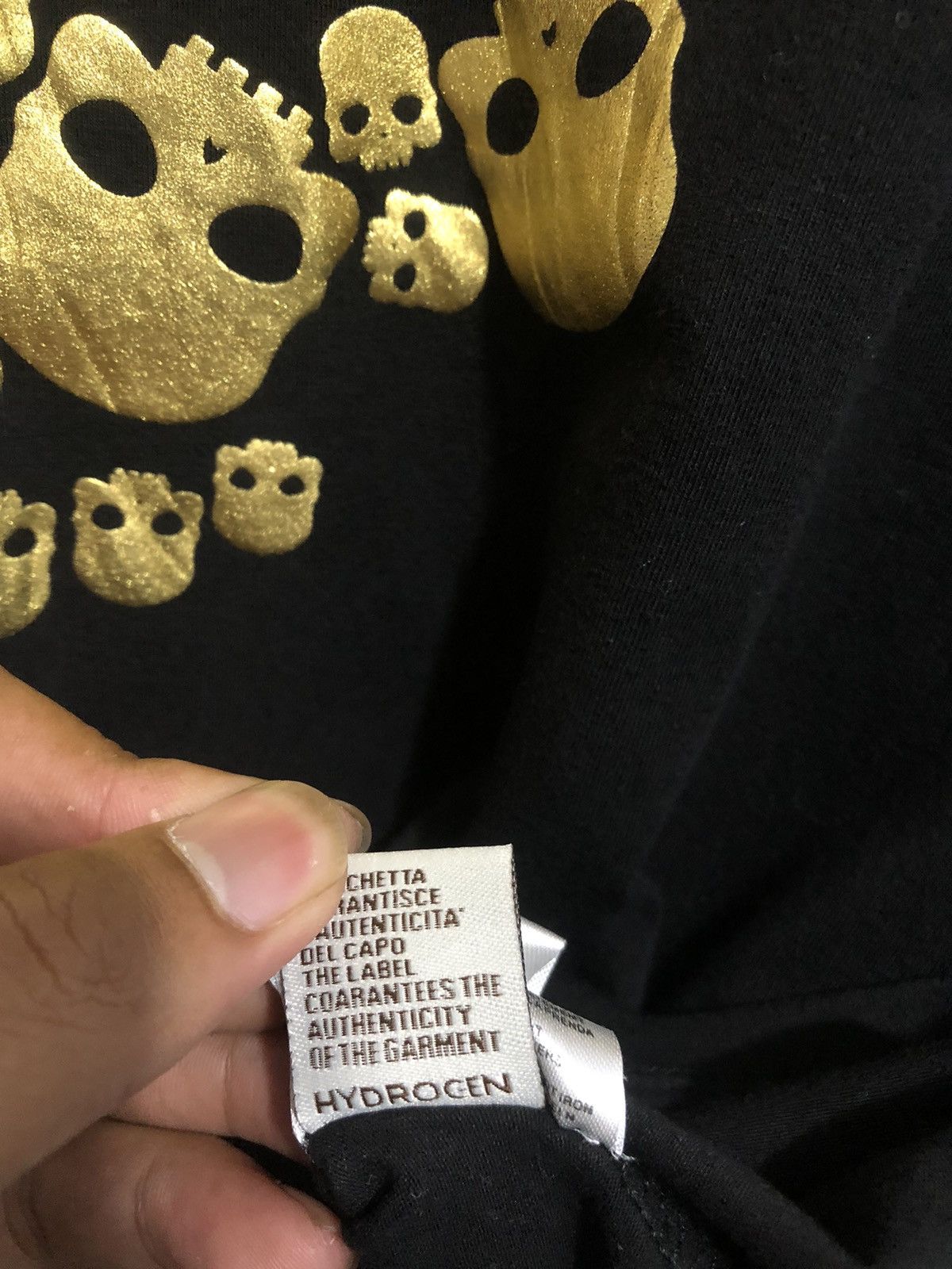 Japanese Brand Japanese Skull Gold LongSleeve Rock Punk Stylee Size US M / EU 48-50 / 2 - 11 Thumbnail