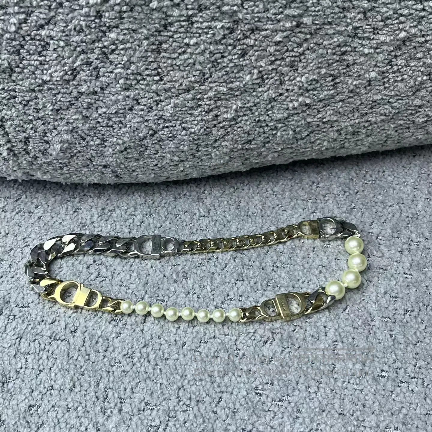 Dior Dior Gold and silver-plated brass necklace| Size ONE SIZE - 1 Thumbnail