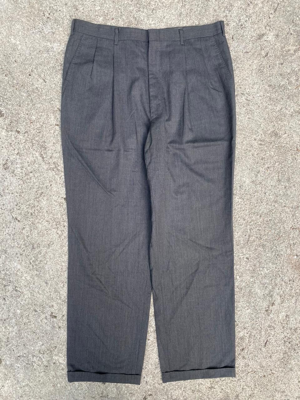 Yves Saint Laurent 90s Yves Saint Lauren Pour Homme Trousers Size US 35 - 1 Thumbnail