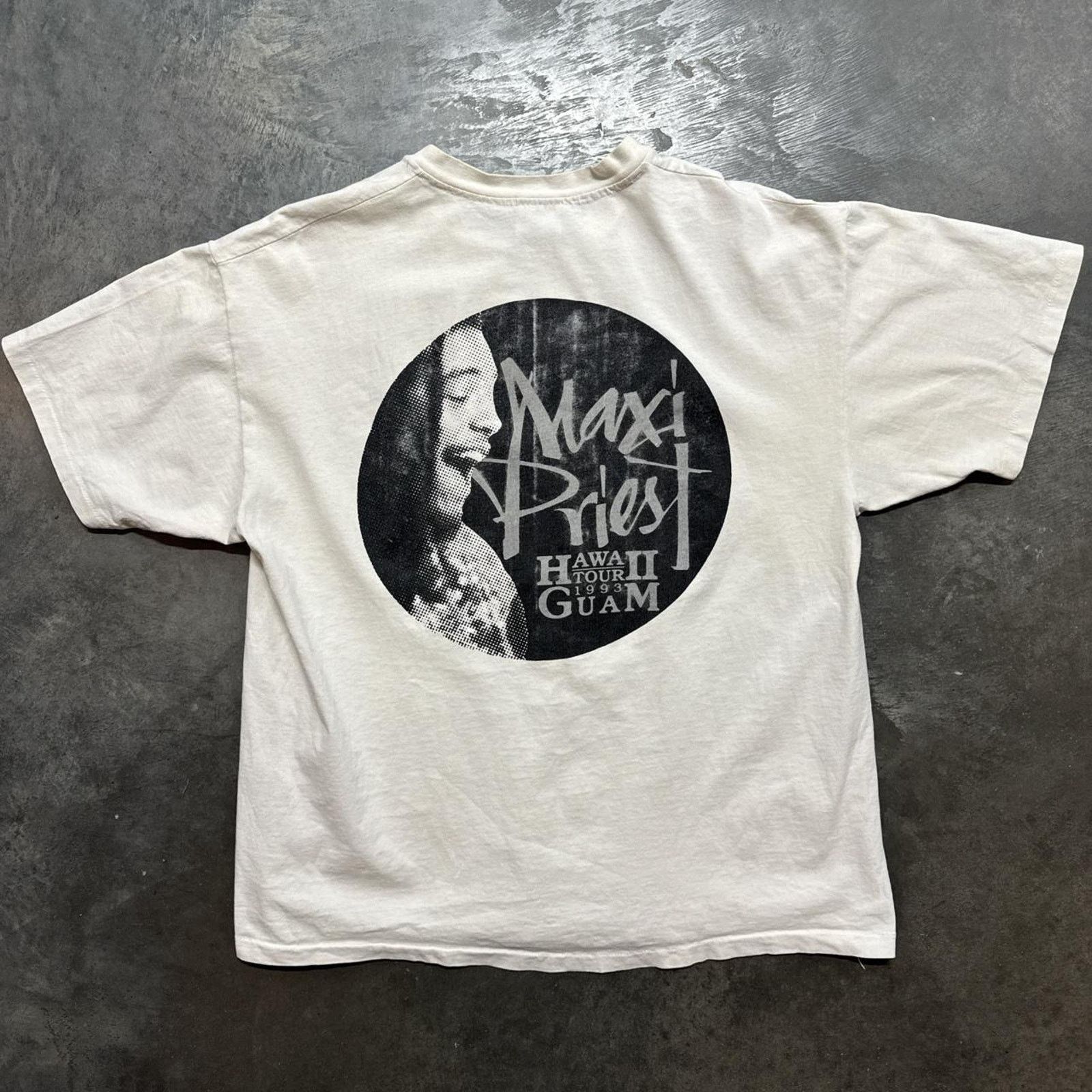 Maxi Priest Reggae Vintage 90s Hawaii Tour Graphic T-Shirt