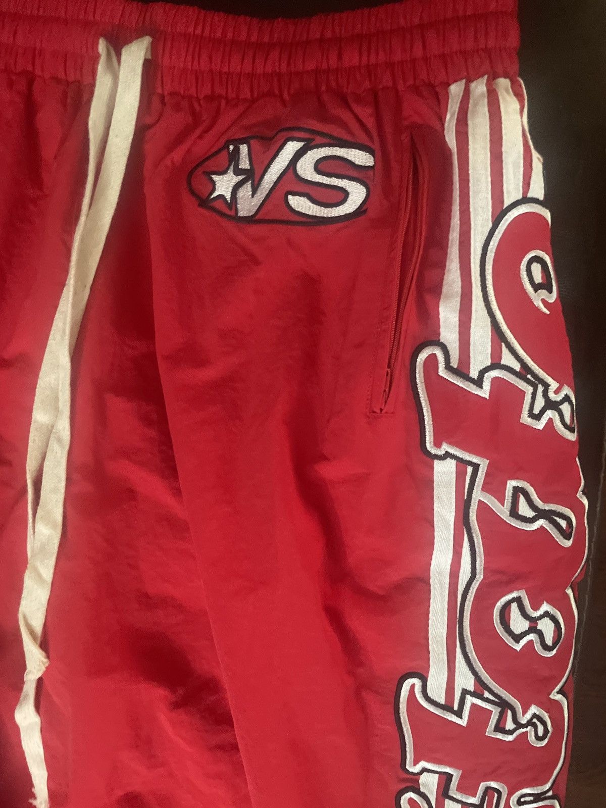 Vale Rare Vale State Red Tracksuit Pants Size US 34 / EU 50 - 1 Thumbnail