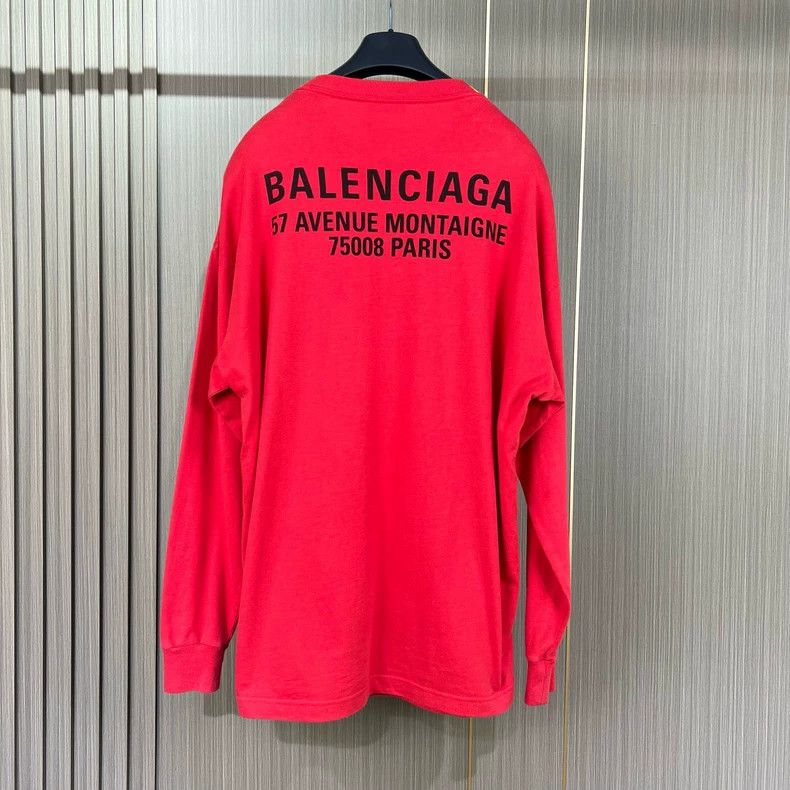 Balenciaga Balenciaga Double Layer Letter Printed Long Sleeve Size US S / EU 44-46 / 1 - 2 Thumbnail