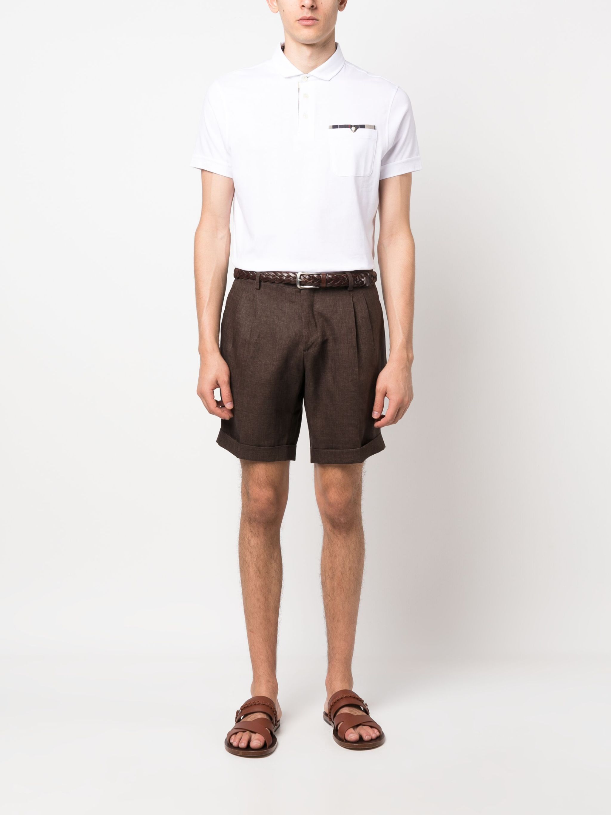 Barbour o1y1224 Logo Polo Shirt in White Size US S / EU 44-46 / 1 - 2 Thumbnail