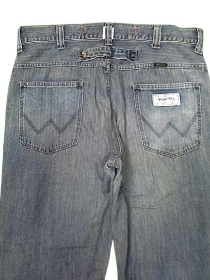 Jean × Vintage × Wrangler WRANGLER BAGGY JEANS VINTAGE LOOK FADED Size US 36 / EU 52 - 4 Thumbnail