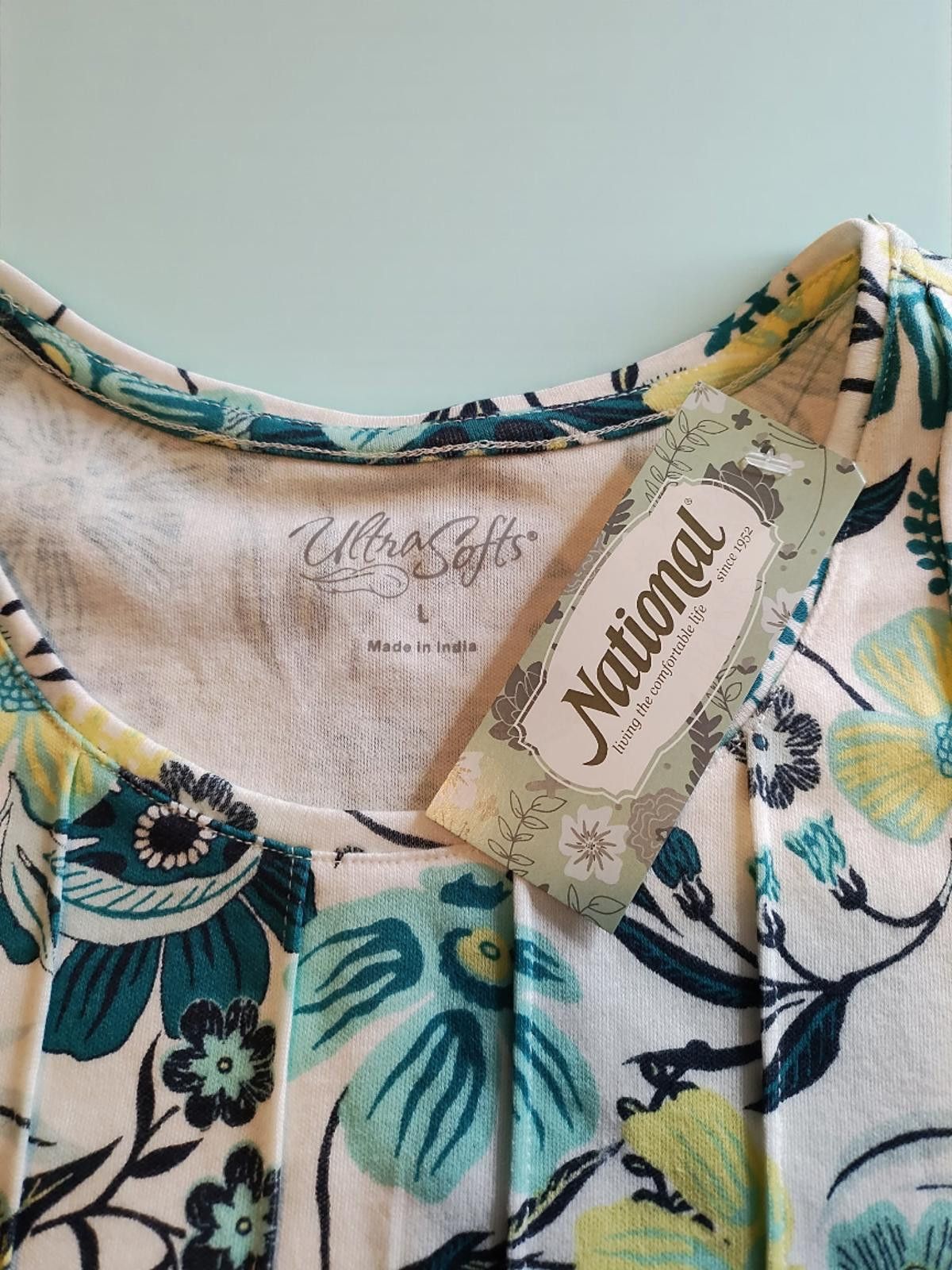 Costume National National Ultra Soft Floral Sleeveless Blouse Size Large Size L / US 10 / IT 46 - 7 Thumbnail