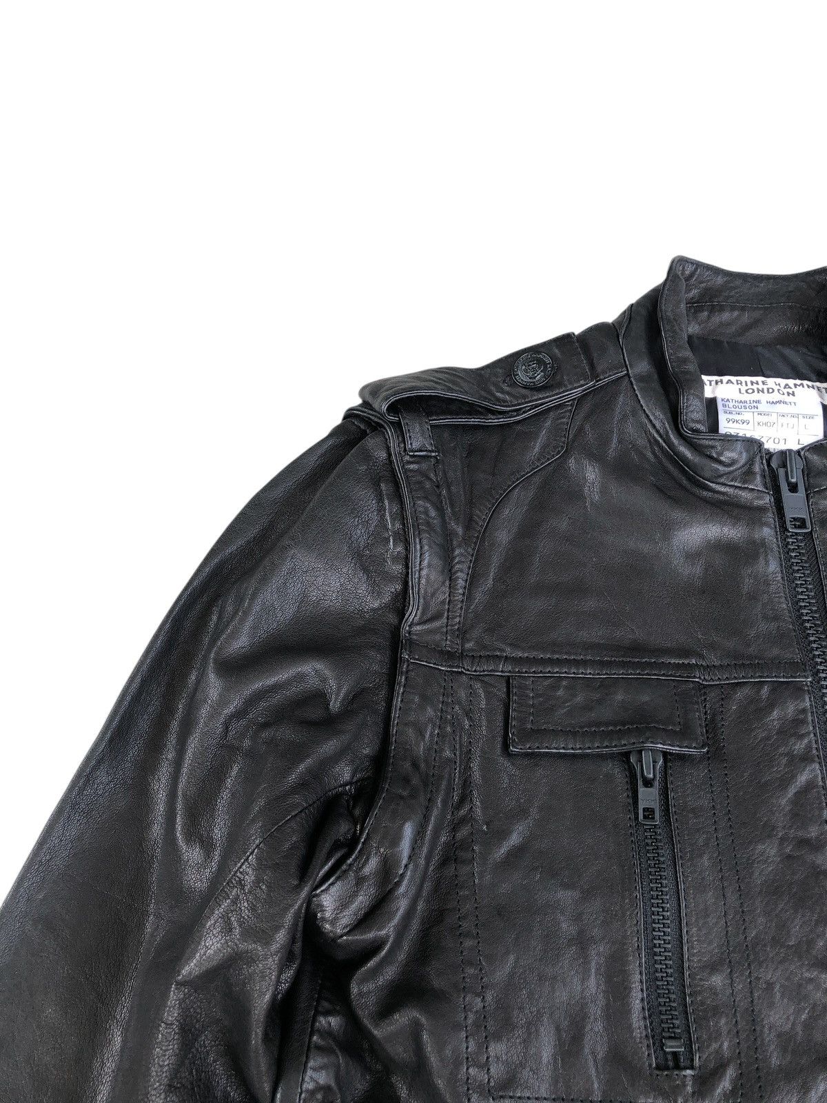 Katharine Hamnett London Katharine Hamnett London Leather Jacket Size US M / EU 48-50 / 2 - 6 Thumbnail