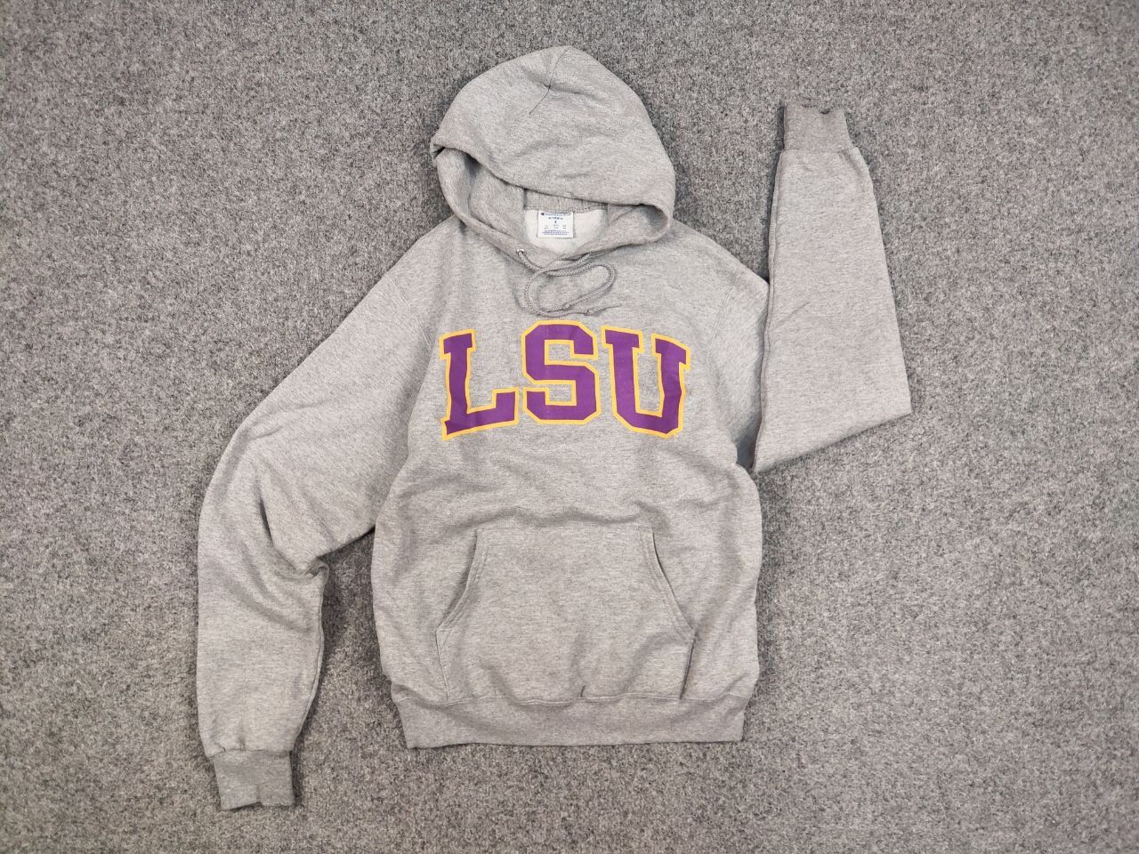 Champion Vintage Champion eco x LSU Tiger Logo Gray Blank Hoodie Size US S / EU 44-46 / 1 - 14 Thumbnail