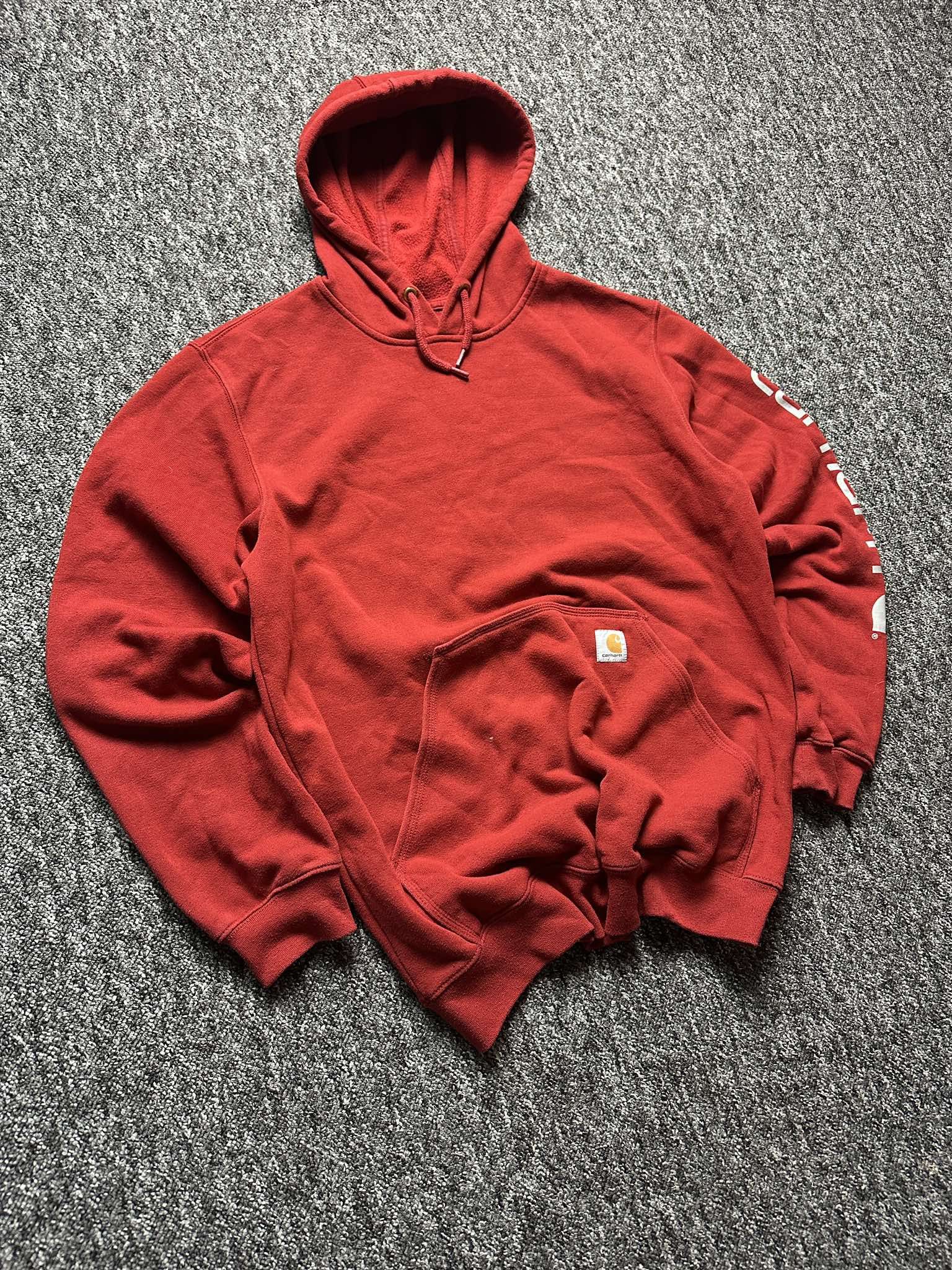 Carhartt × Vintage Vintage retro sweatshirts Hoodie Carhartt logo classic boxy Size US M / EU 48-50 / 2 - 2 Thumbnail