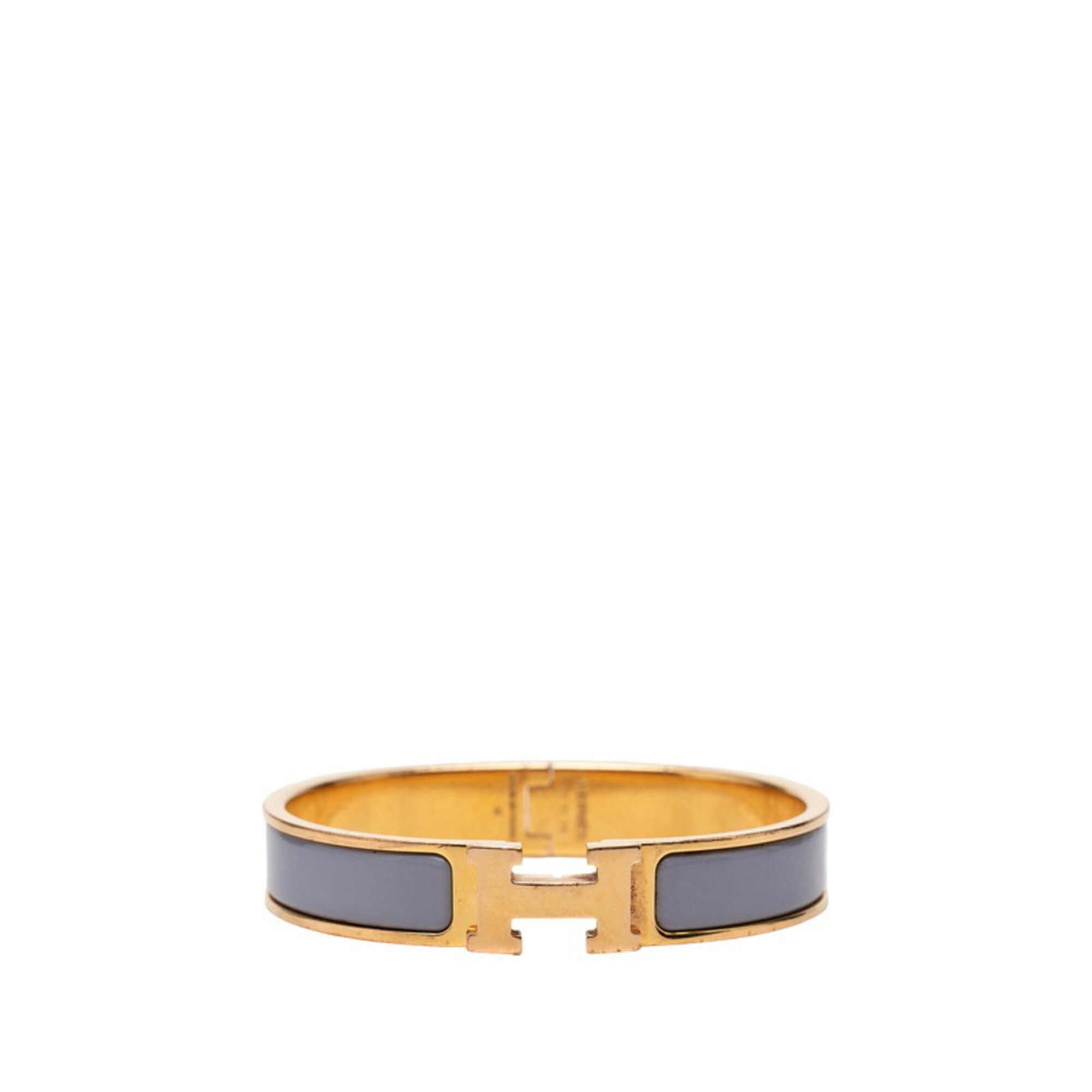 Hermes Hermes Click H PM Bracelet, Gold and Light Purple Plated Enamel, Women's. Size ONE SIZE - 1 Thumbnail
