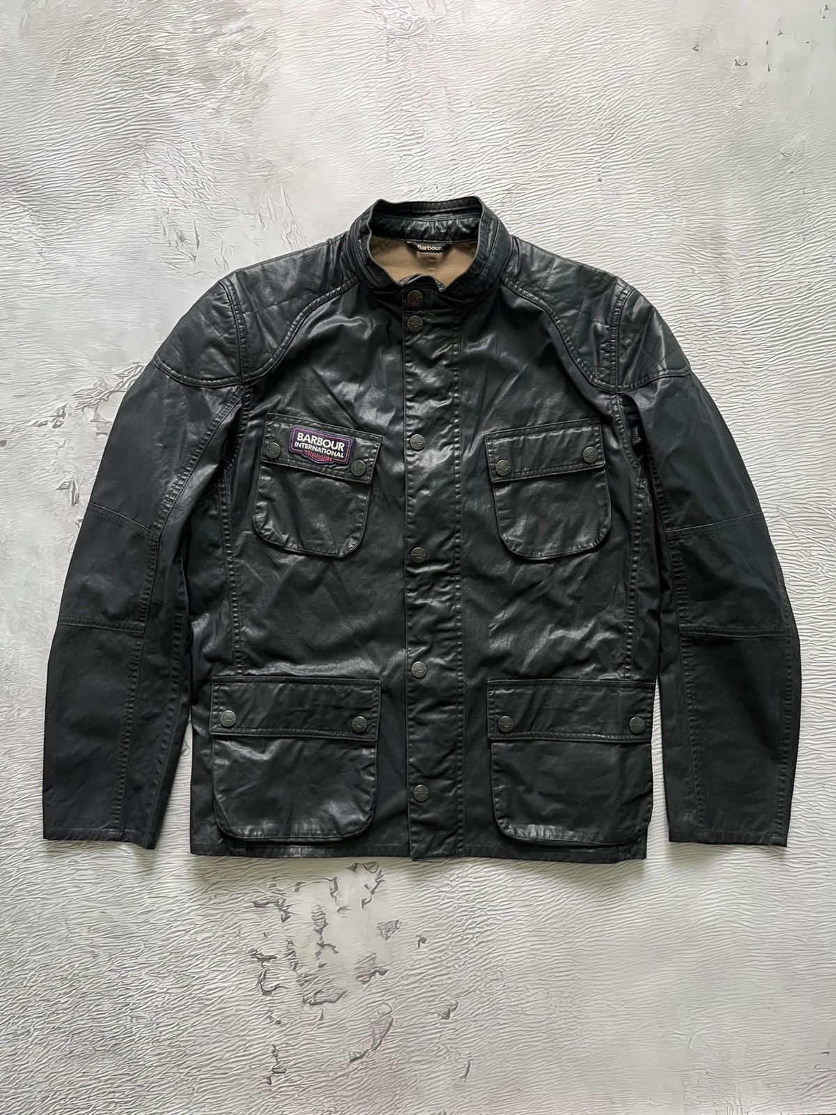 Barbour Barbour International Triumph Jacket Mens Waxed Cotton Size US L / EU 52-54 / 3 - 1 Thumbnail