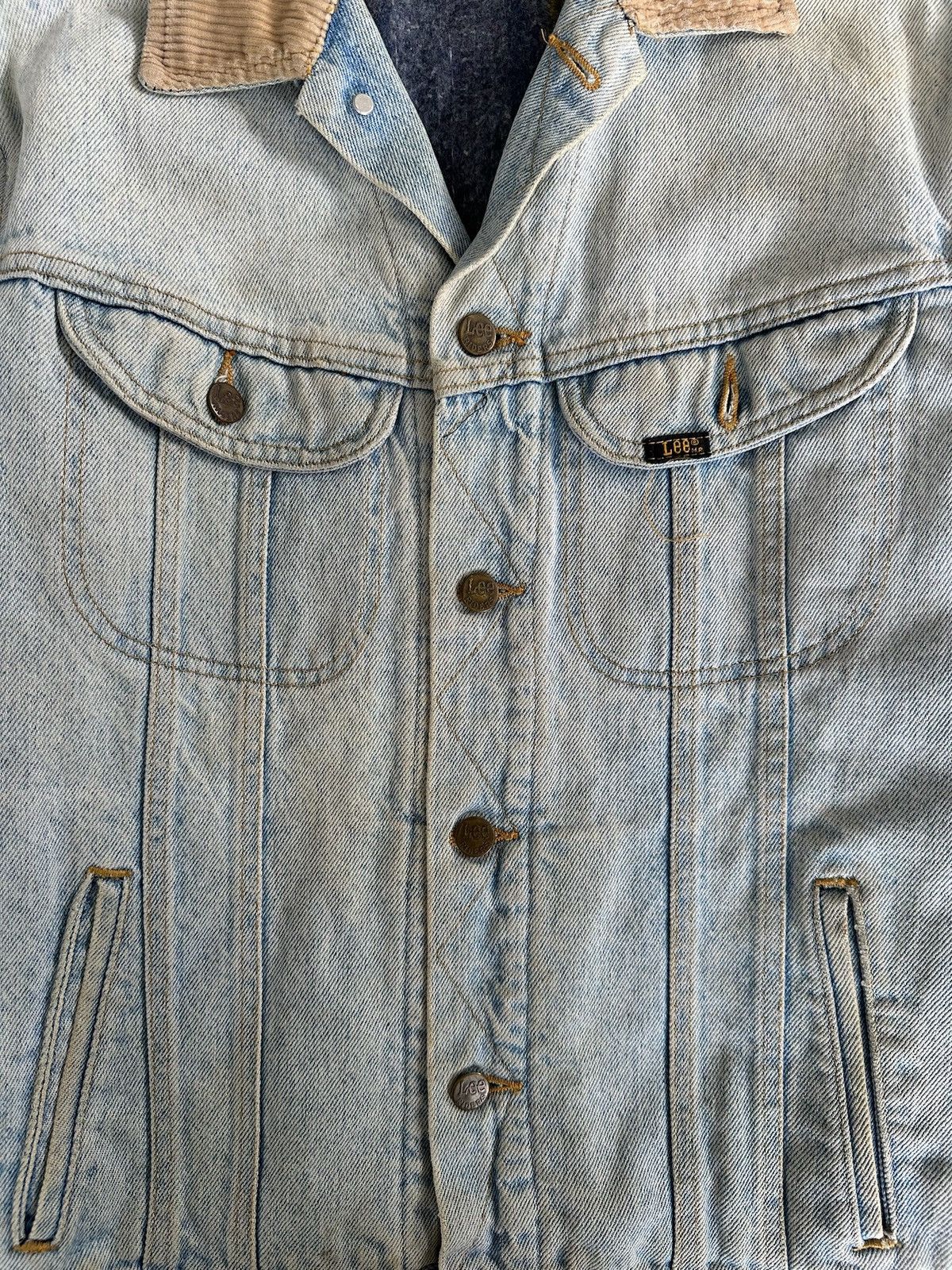 Lee × Vintage Vintage Lee Storm Rider Denim Jacket Size US S / EU 44-46 / 1 - 5 Thumbnail
