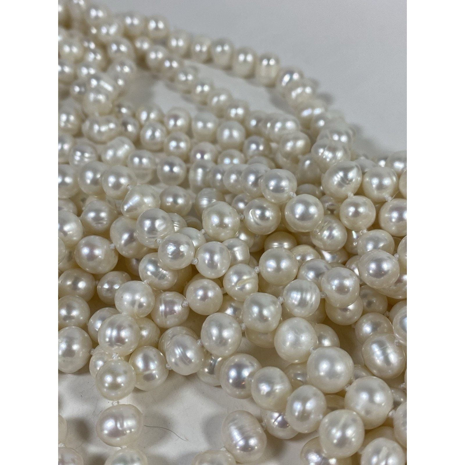 Other 14ft freshwater pearls, near-round/baroque, light blemish Size ONE SIZE - 8 Thumbnail