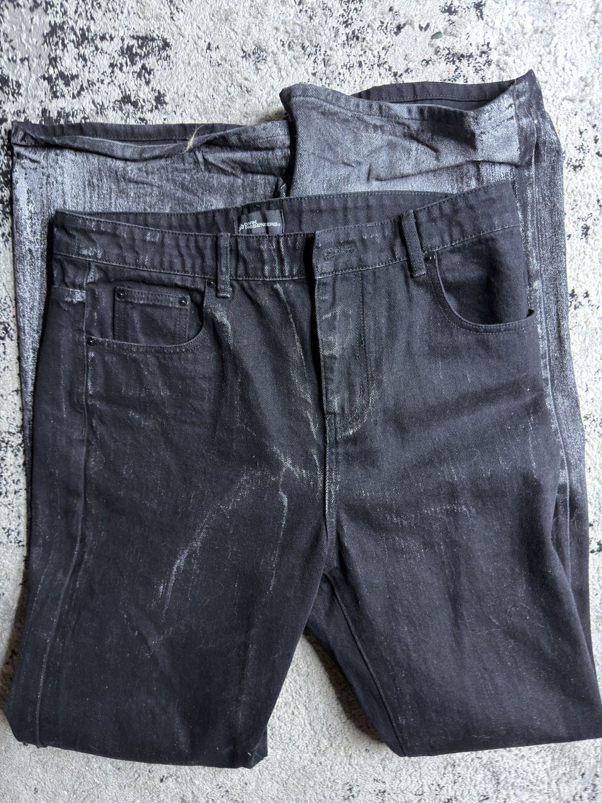 Other Myuglyfantasy Waxed Flared Denim | Grailed