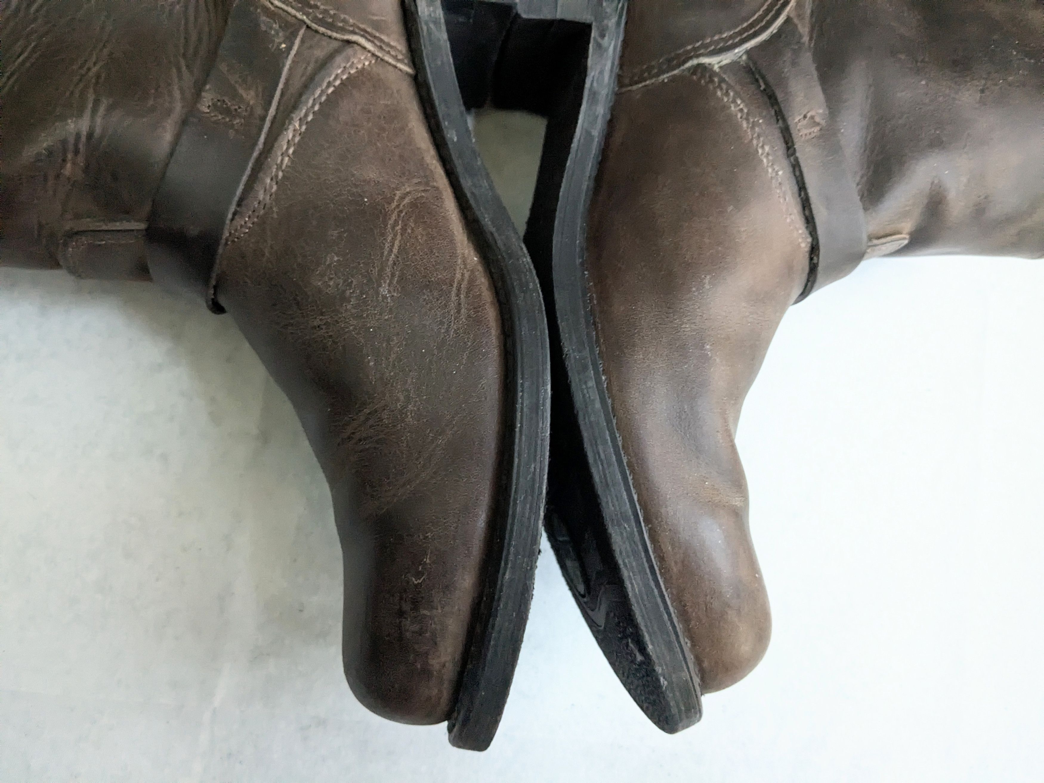 Frye Frye Engineer Boots Brown Leather 13 M Buckle Size US 13 / EU 46 - 9 Thumbnail