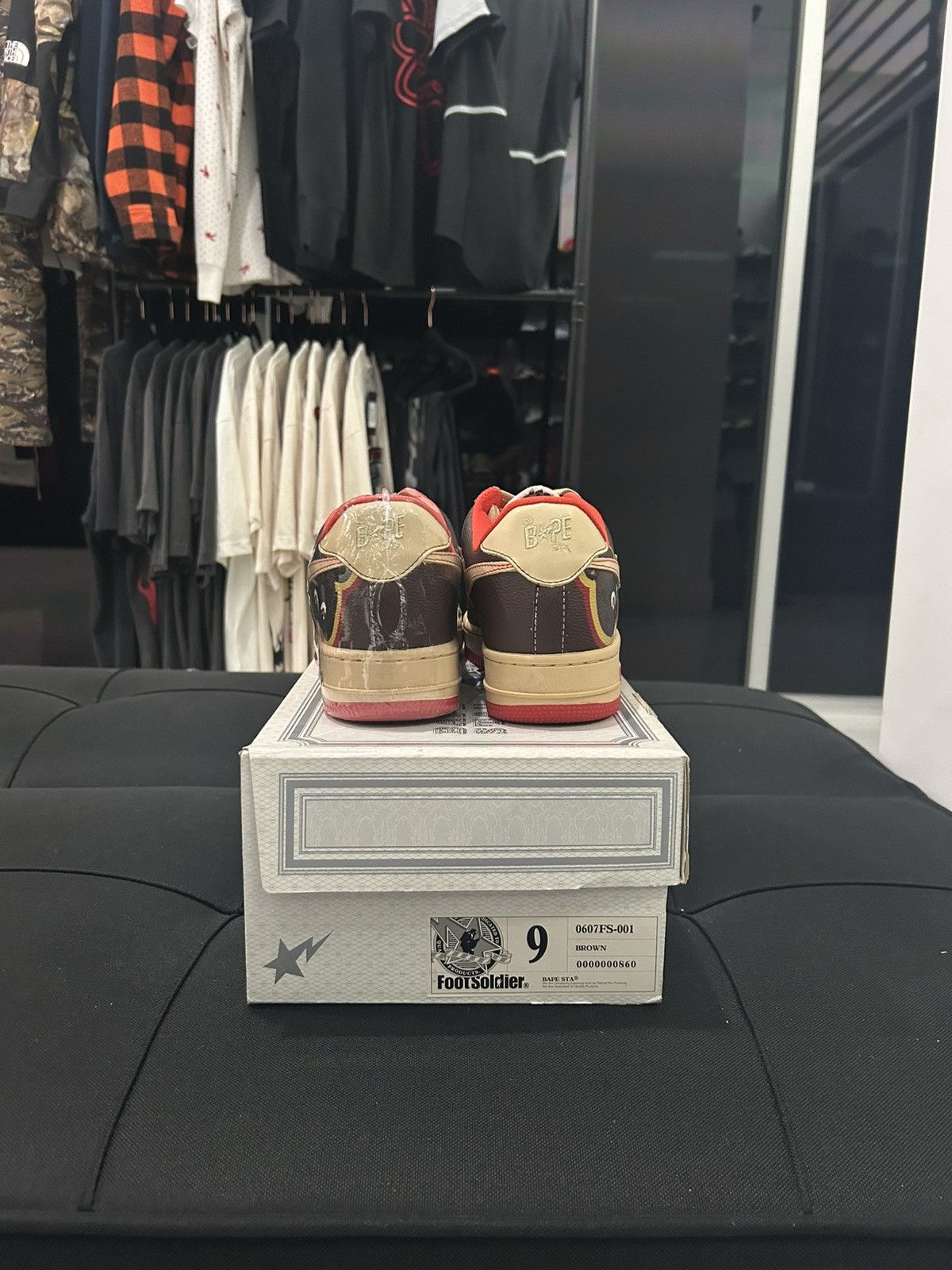 Bape A Bathing Ape Bape Sta Low Kanye West College Dropout Size US 9 / EU 42 - 4 Thumbnail