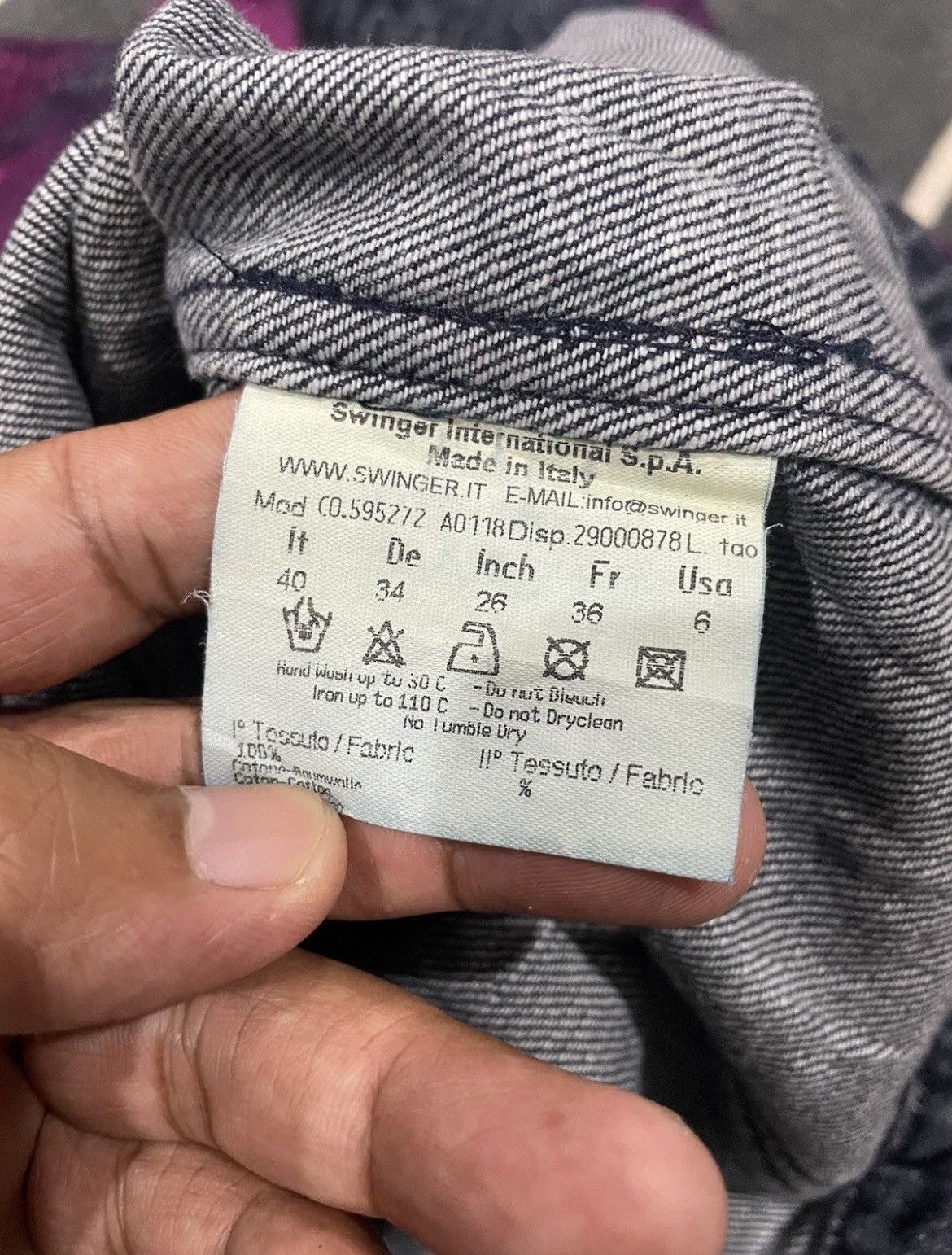 Fendi Fendi Denim Size 26" / US 2 / IT 38 - 10 Thumbnail