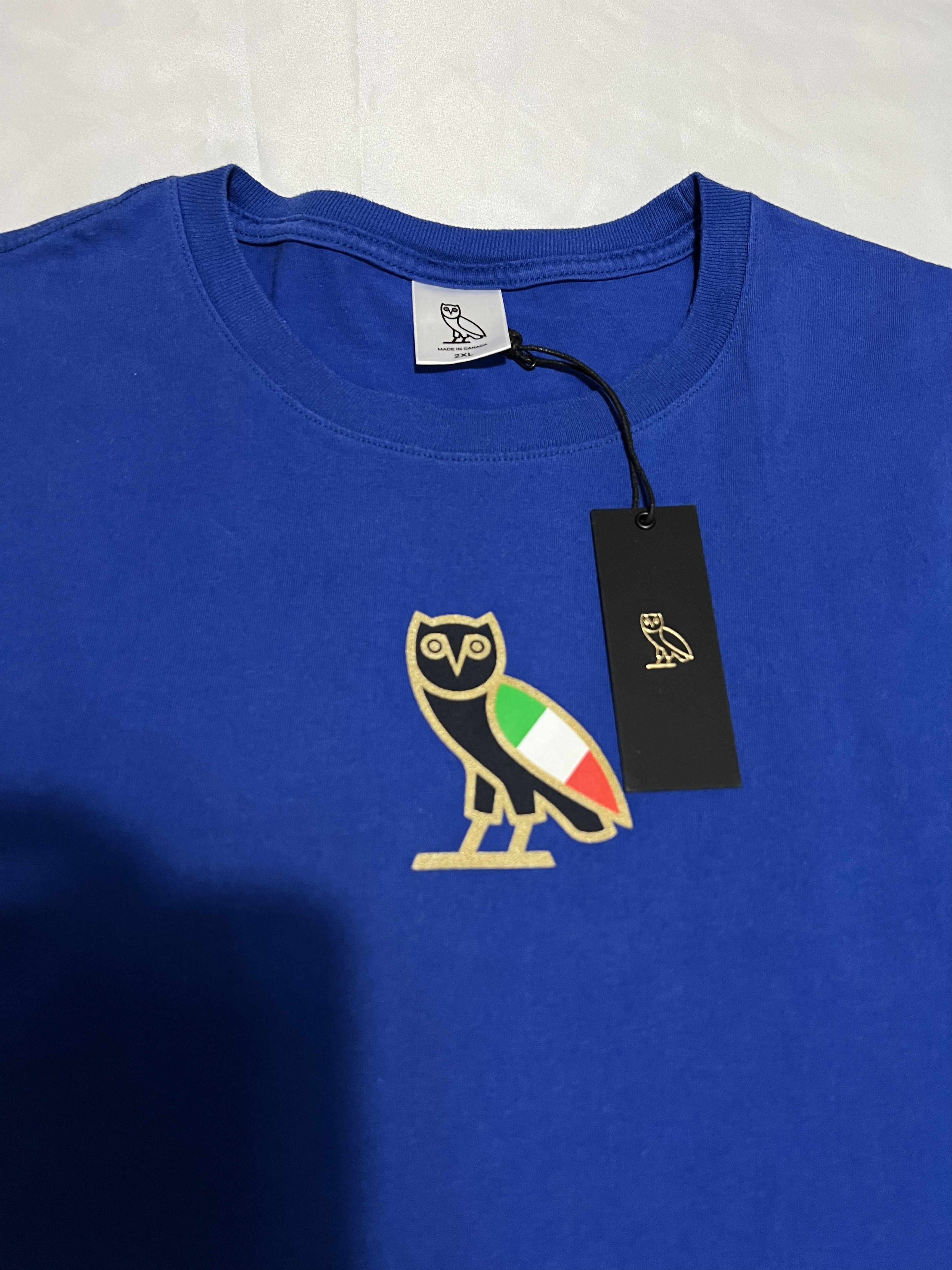 Drake OVO Italy Mini OG Owl T-shirt XXL Size US XXL / EU 58 / 5 - 2 Thumbnail