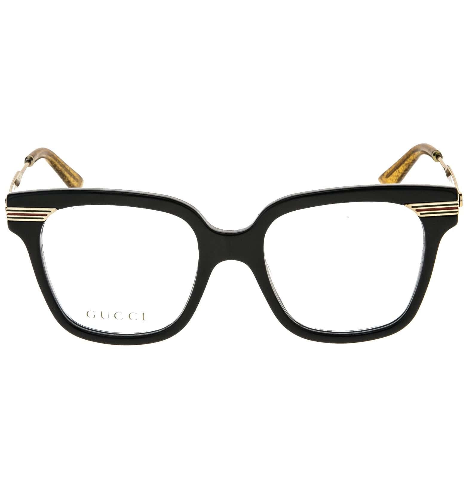 Gucci GUCCI GG0284O 0284 Web Stripe Gold Optical Eyeglasses 001 Size ONE SIZE - 8 Thumbnail