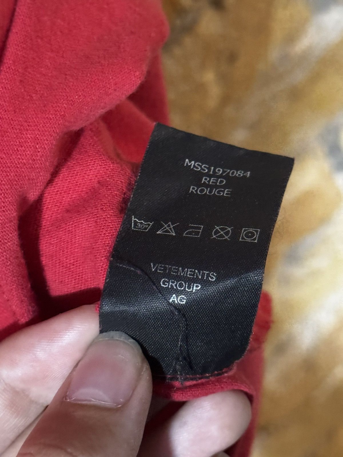 Vetements vetements red lamborghini t shirt Size US M / EU 48-50 / 2 - 10 Thumbnail