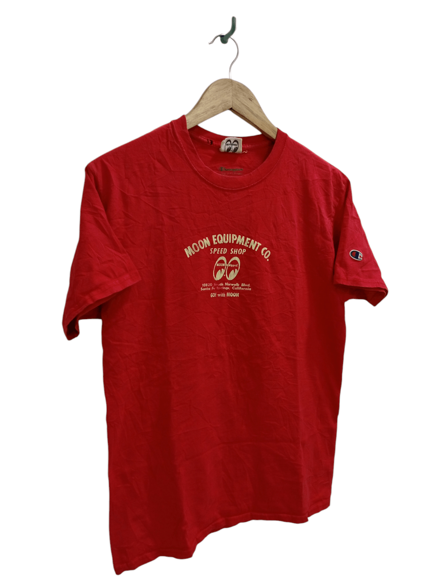 Champion × Japanese Brand × Vintage 🔥🔥Moon Eye x Champion T-Shirt Size US M / EU 48-50 / 2 - 2 Thumbnail