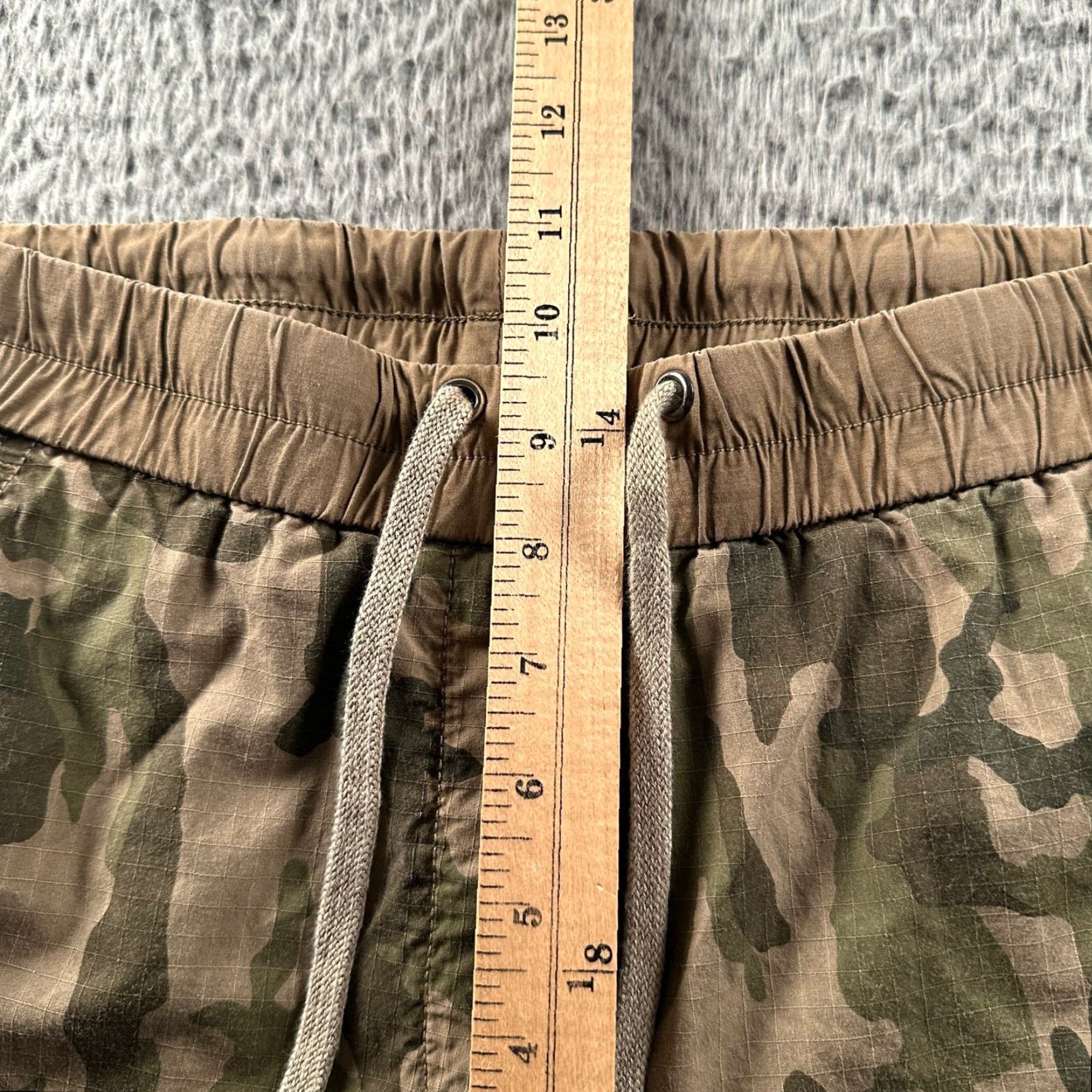James Perse James Perse Pants Womens 0 Camo Cargo Drawstring Waist Cotton Ripstop Tapered Size 25" / US 0 / IT 36 - 6 Thumbnail