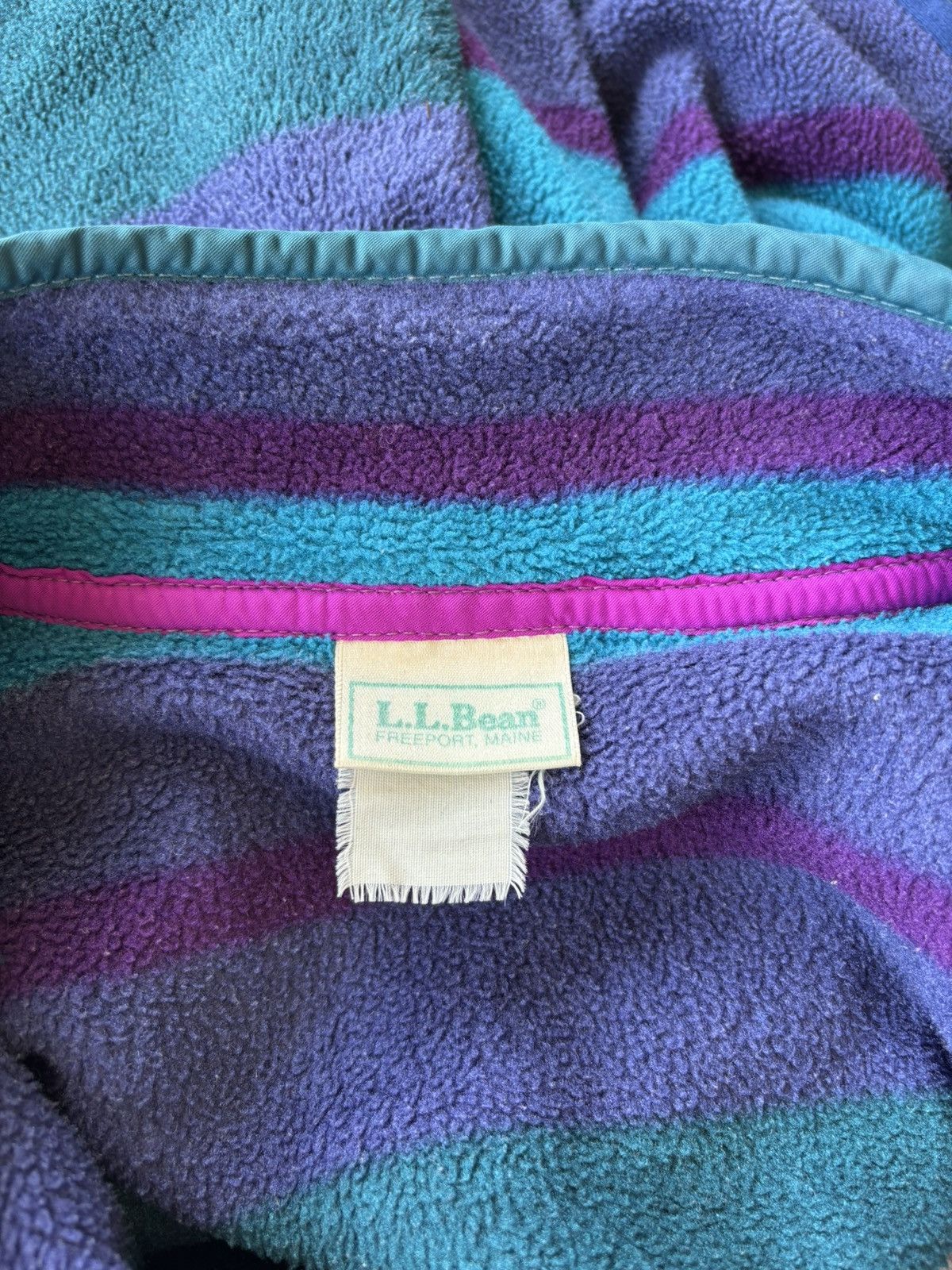 L.L. Bean × Vintage Vintage LL Bean Multicolour Half Button Ups Fleece Size US S / EU 44-46 / 1 - 7 Thumbnail