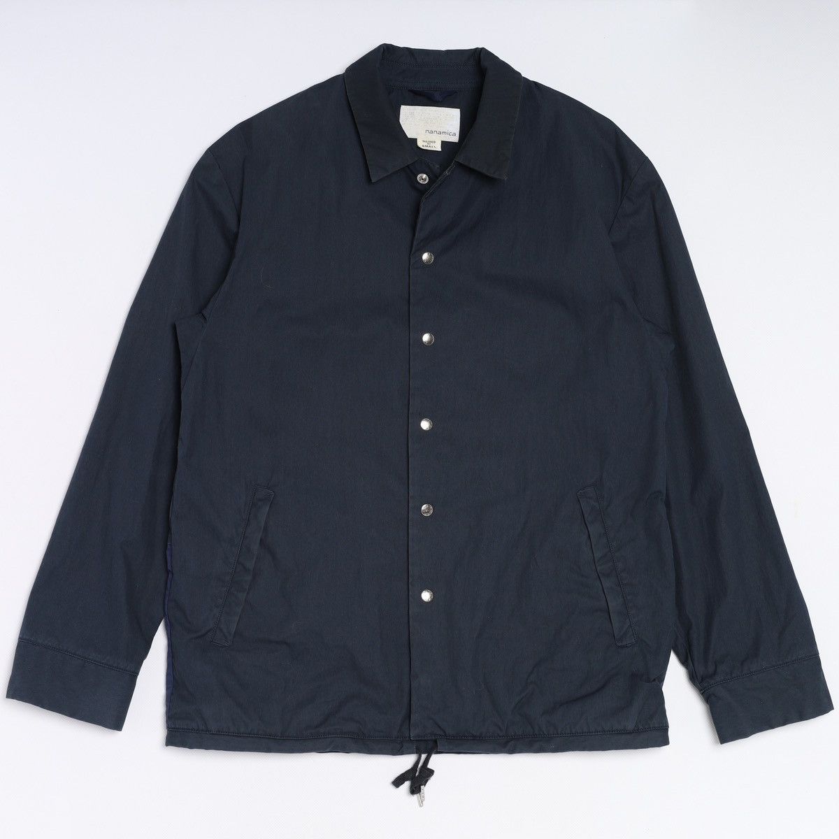 Nanamica Nanamica Japan Cotton Nylon Light Jacket Navy Blue Size US S / EU 44-46 / 1 - 1 Thumbnail