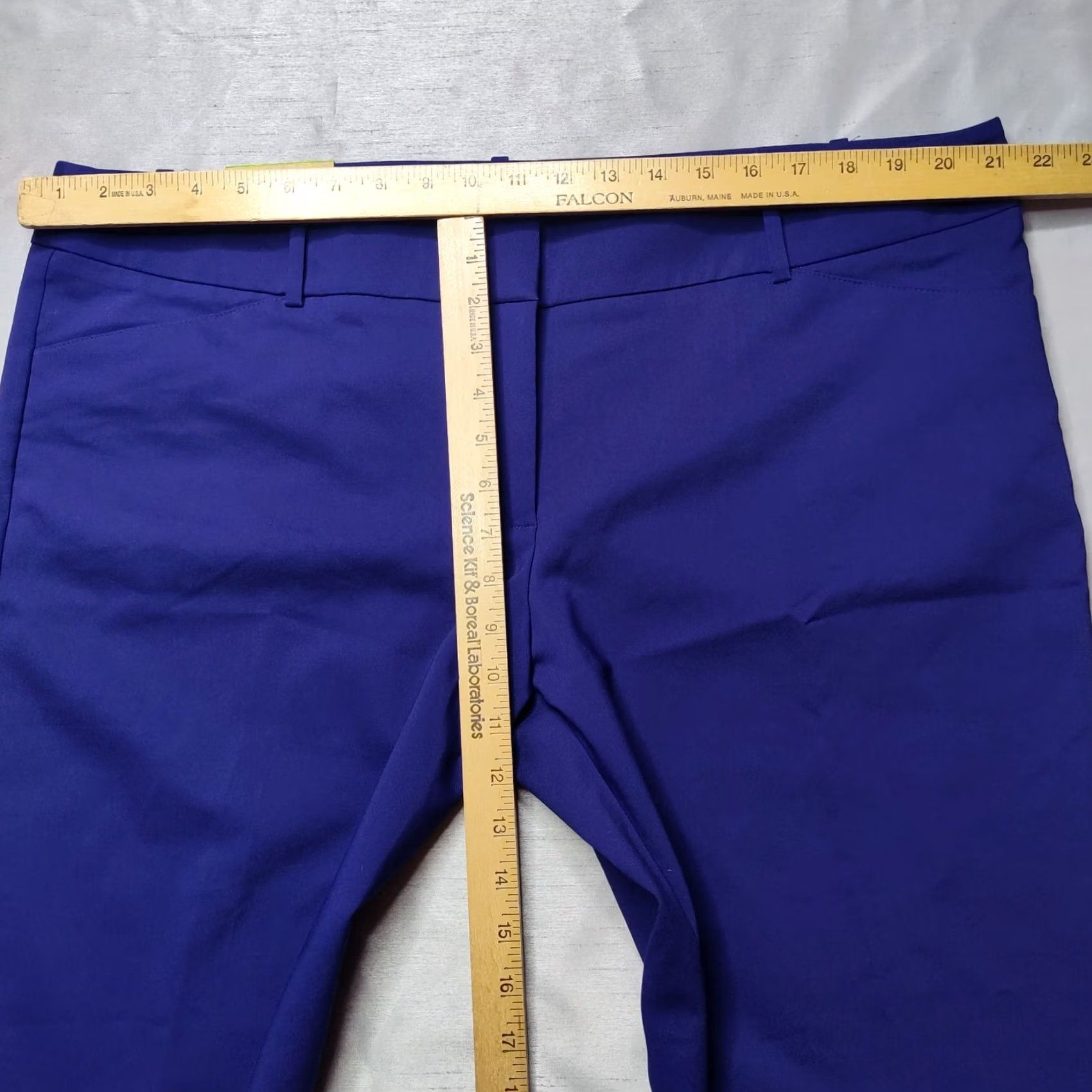 Mossimo Mossimo Stretch Extensible Women 18 Plum Mid-Waist Straight Pants NEW Dress Pants Size 40" / US 18 - 6 Thumbnail