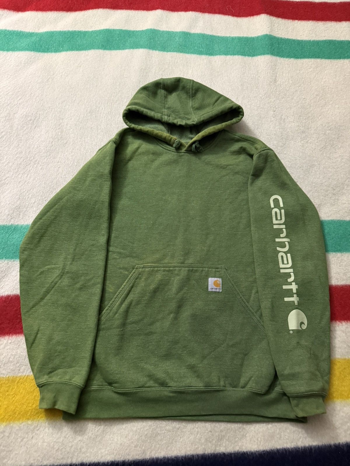 Carhartt bleached hoodie hotsell