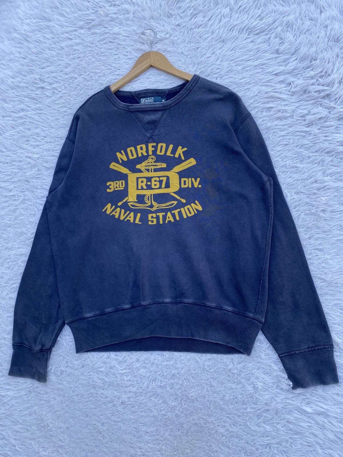 Polo Ralph Lauren Vintage Polo by Ralph Lauren Norfolk Naval Station Sweater Size US M / EU 48-50 / 2 - 4 Thumbnail