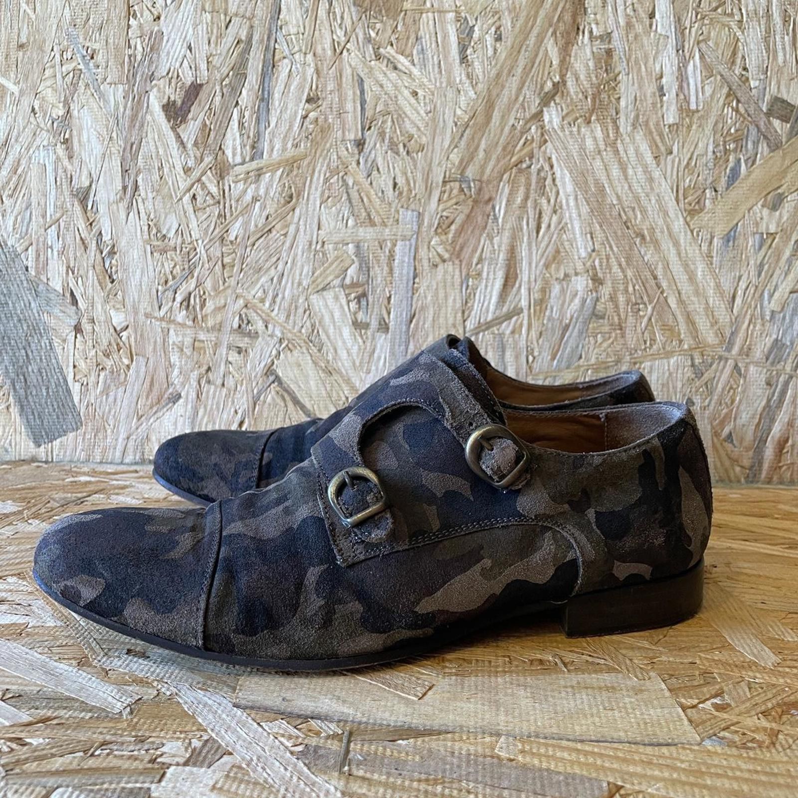 Other [90s Vintage] • : Vintage monk strap camo punk dress shoes. Size US 9 / EU 42 - 6 Thumbnail