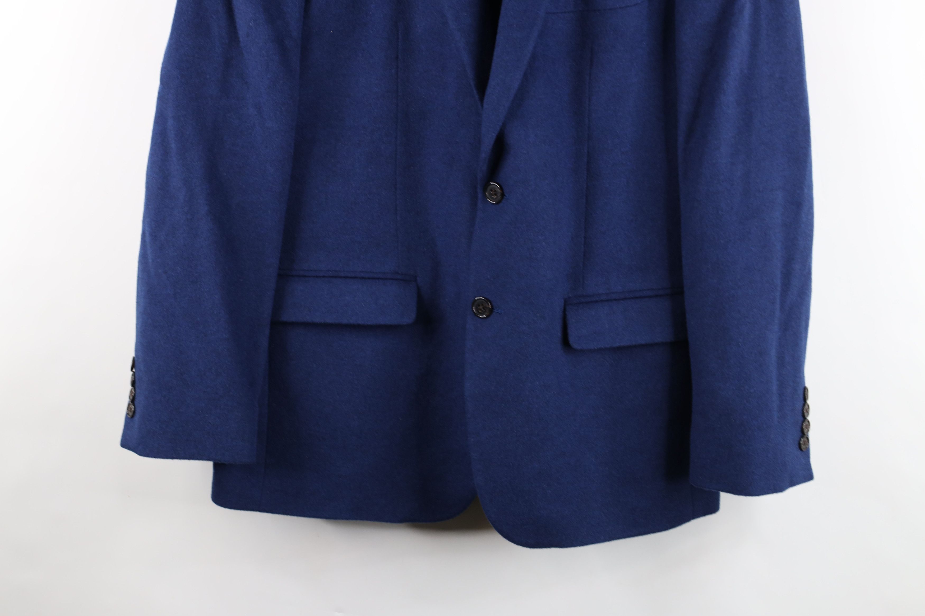 Ralph Lauren Ralph Lauren Silk Cashmere Suit Coat Blazer Jacket Blue Size US XL / EU 56 / 4 - 3 Thumbnail