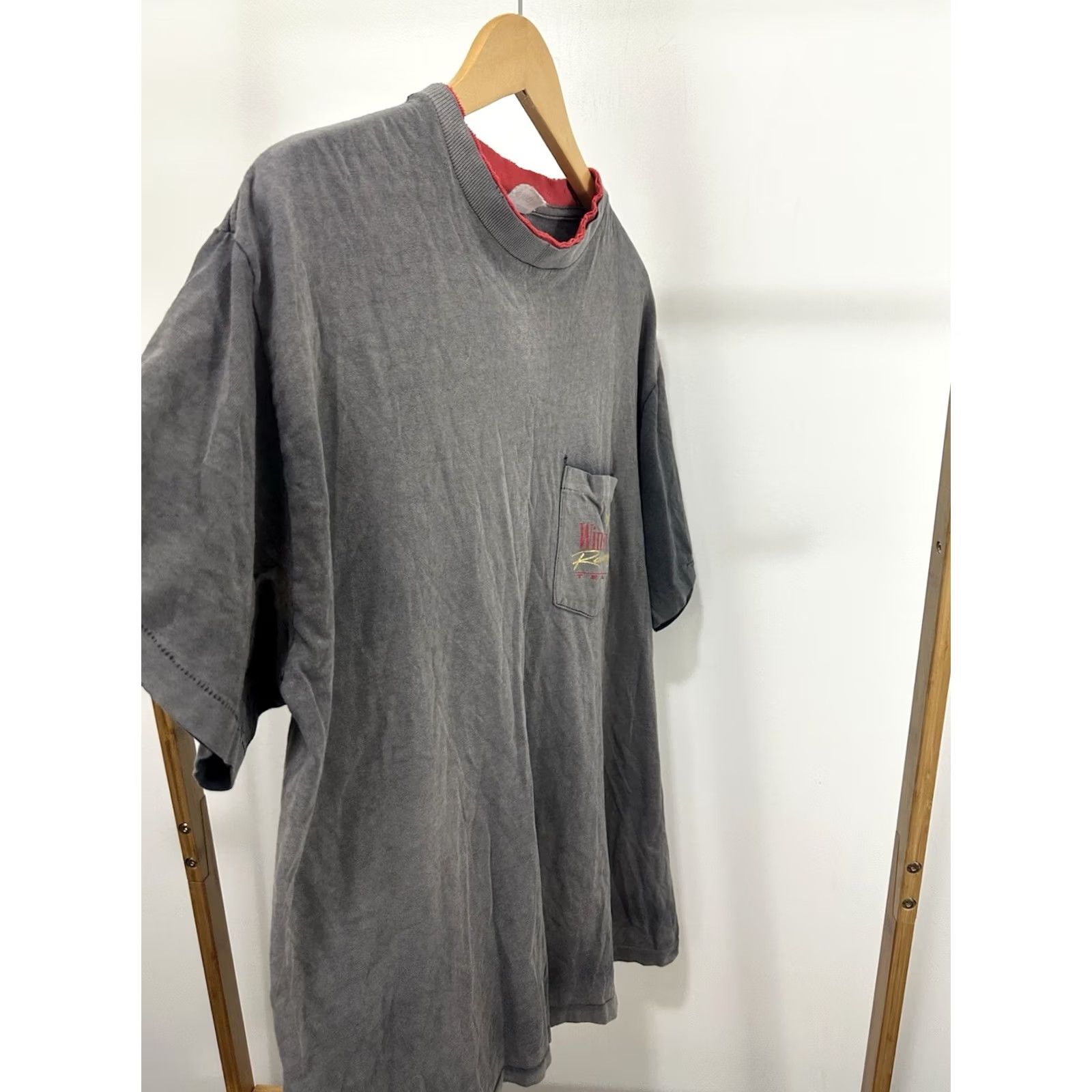 Vintage VINTAGE Winston Racing RJR Gradient Sun Faded Pocket Worn Thrashed T-Shirt XL Mens Black XL Sweatshirt T-Shirt Billie? Size US XL / EU 56 / 4 - 5 Thumbnail