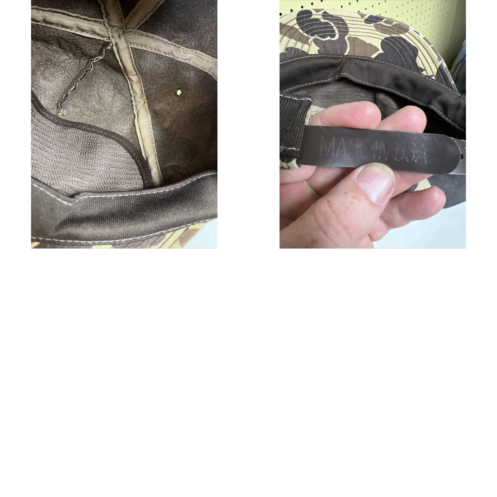 Vintage VINTAGE Snap-Back Trucker Hat Men Adjustable Brown Camouflage USA MADE Cap Camo Size ONE SIZE - 8 Thumbnail