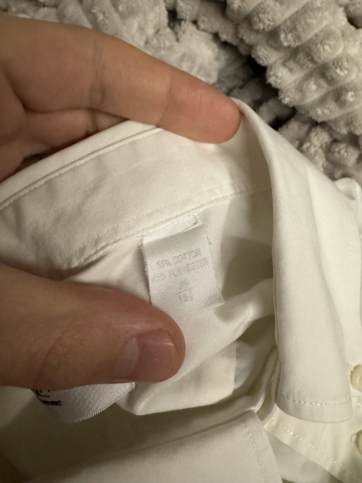 Yves Saint Laurent Yves Saint Laurent White Long Sleeve button up shirt 39 15.5 Size US M / EU 48-50 / 2 - 13 Thumbnail