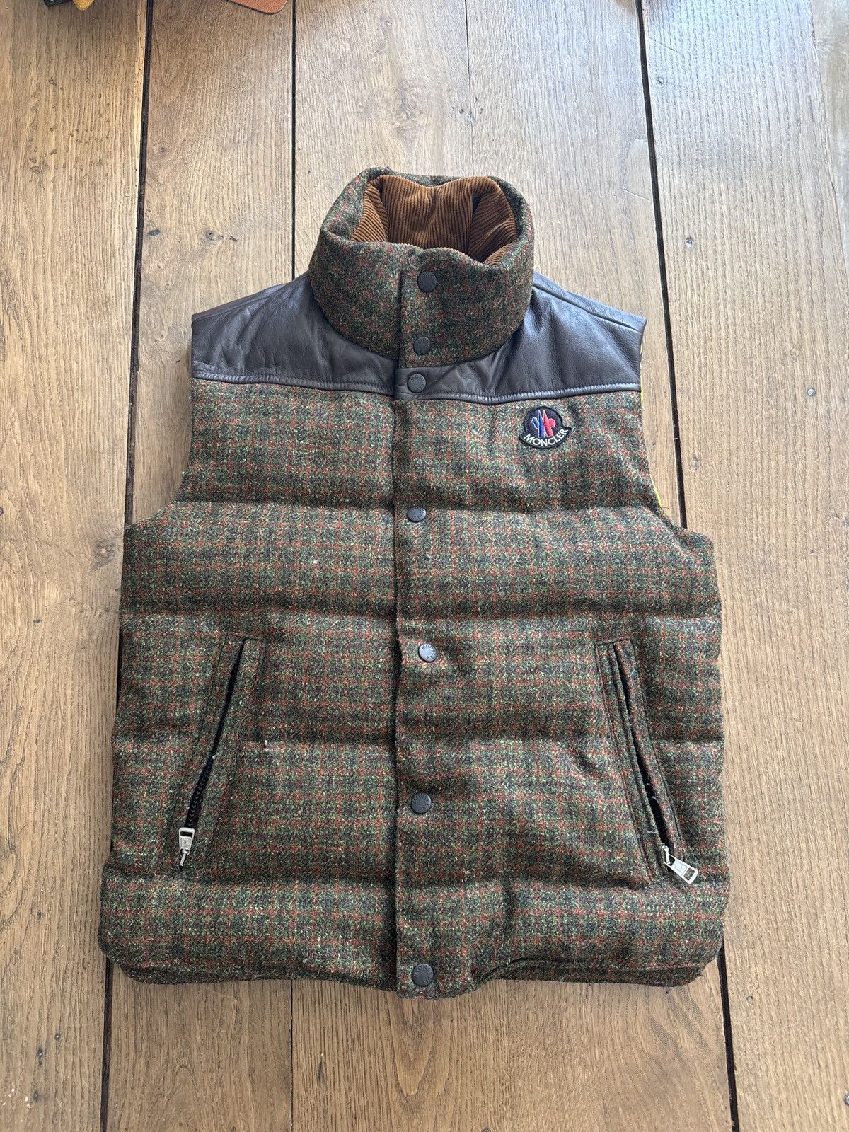 Junya Watanabe × Moncler Moncler x Junya Watanabe MAN – Plaid Down Vest – Size SS Size US XS / EU 42 / 0 - 2 Thumbnail