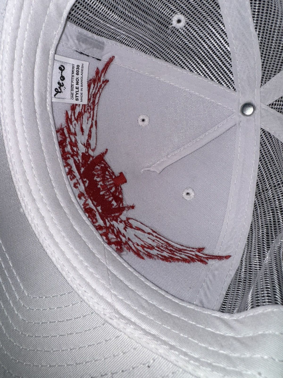Asspizza × Robins Jeans Asspizza x Robins Jeans Trucker Hat White 2022 Size ONE SIZE - 6 Thumbnail