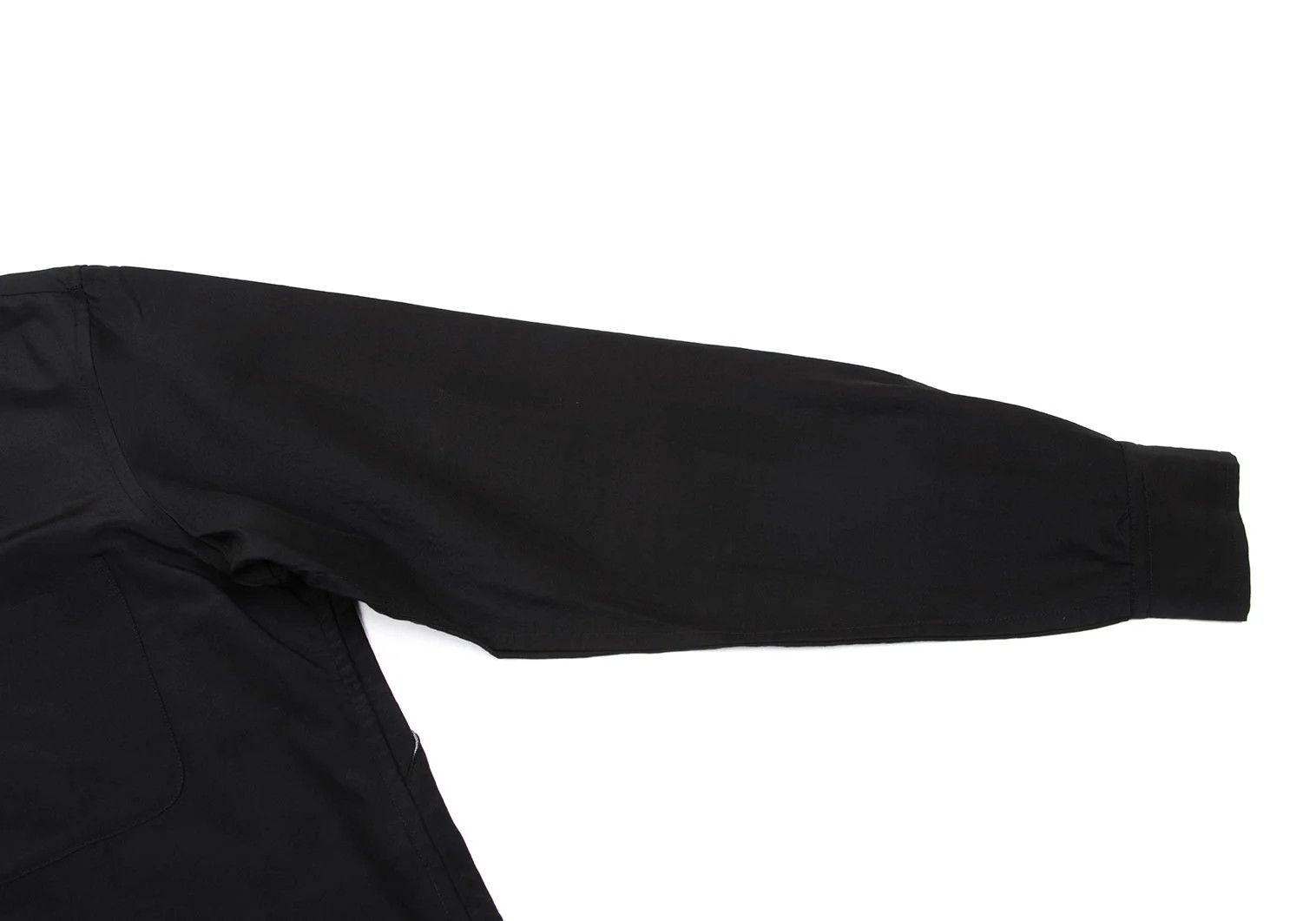 Yohji Yamamoto Yohji Yamamoto Silk Blend Open Collar Shirt Size US L / EU 52-54 / 3 - 6 Thumbnail