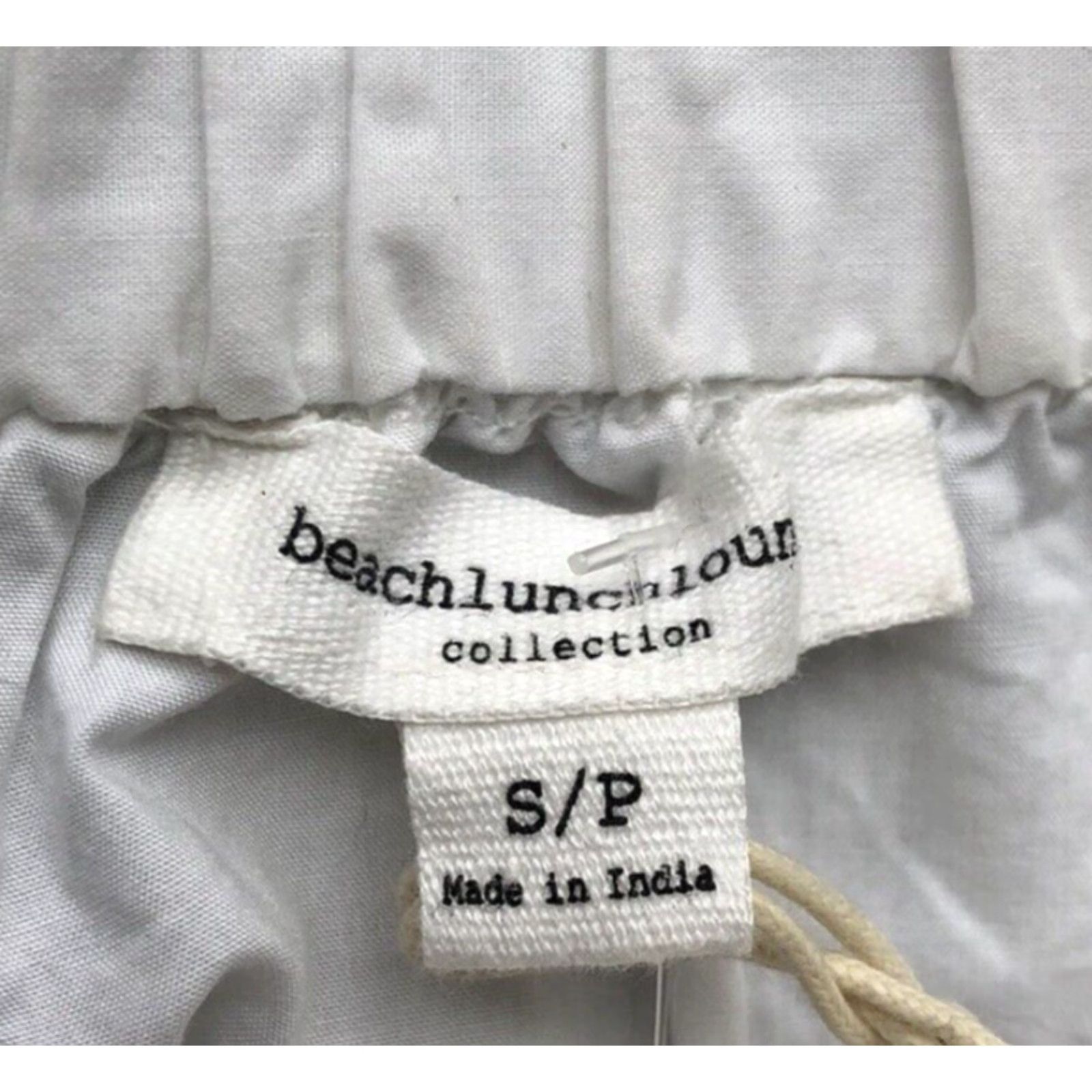 Vintage VINTAGE Beach Lunch Lounge Women’s Top Strapless Shoulder White Size S/P 100% Cotton Size S / US 4 / IT 40 - 7 Thumbnail