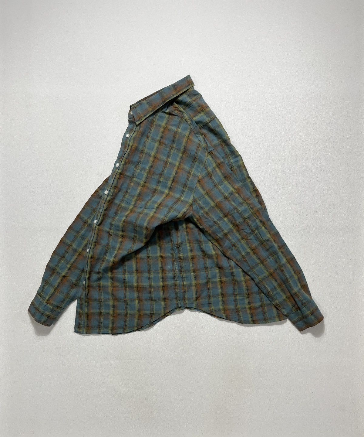 Beams Plus 2S1 Studio Loosefit Summer Check Plaid Pocket Shirt Size US M / EU 48-50 / 2 - 3 Thumbnail