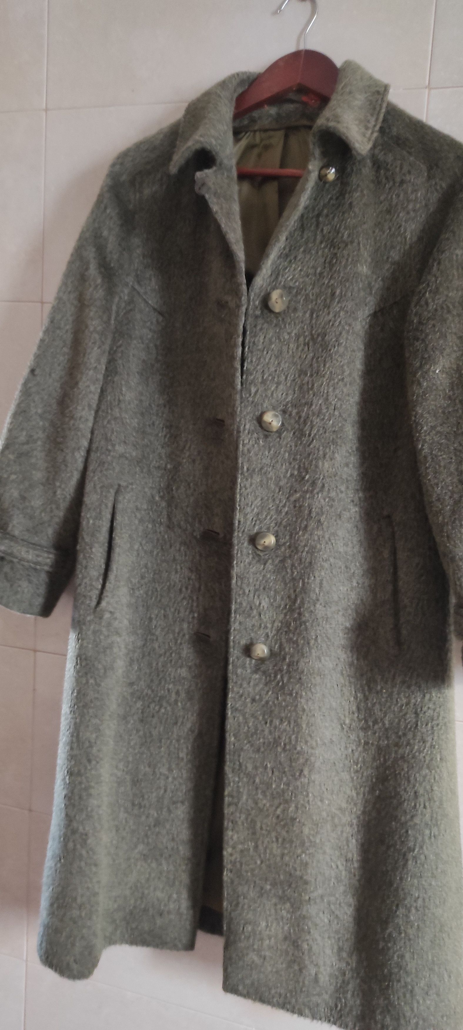 Other Calw Vintage Lamma Wool luxury Coat Made Natural Noble Size M / US 6-8 / IT 42-44 - 9 Thumbnail