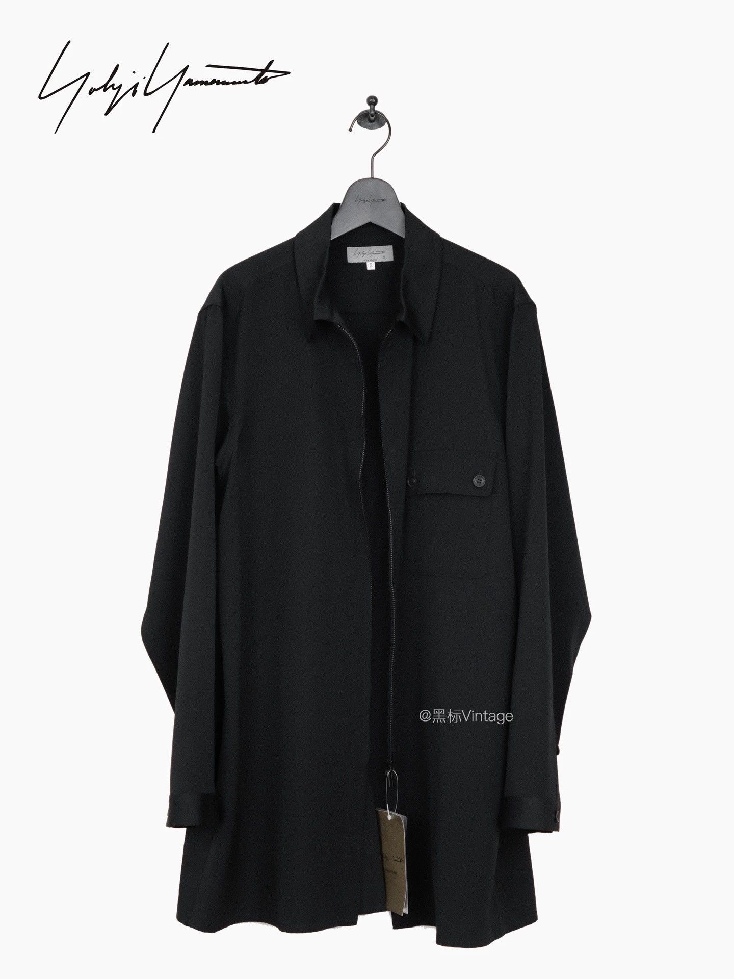Yohji Yamamoto Yohji 25ss Vintage Wool Zip Shirt Jacket Men's Size US M / EU 48-50 / 2 - 1 Thumbnail